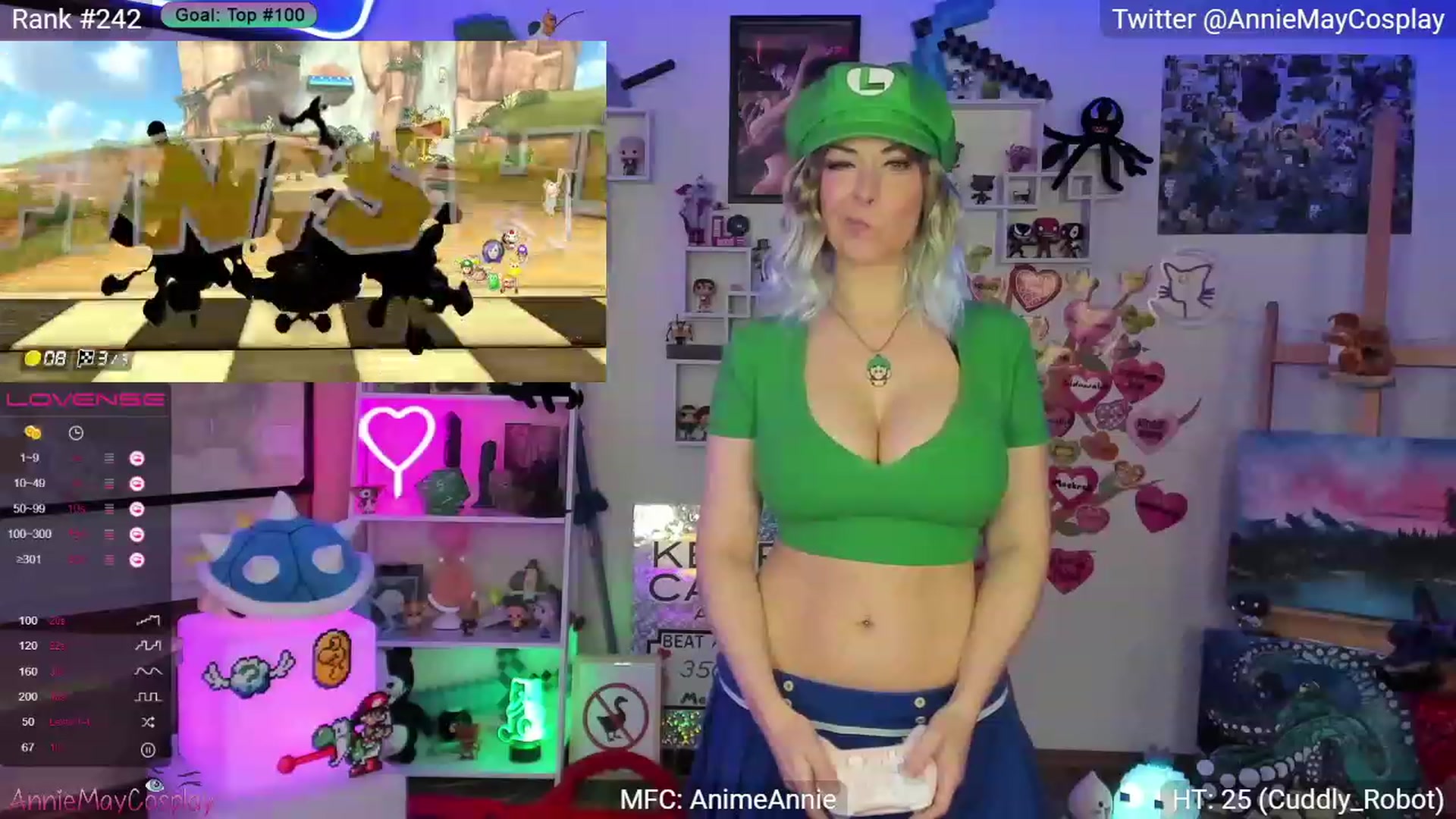 Gallery image thumbnail from AnimeAnnie's myfreecams stream on, 02/21/2023, 03:08 image 3 of 20