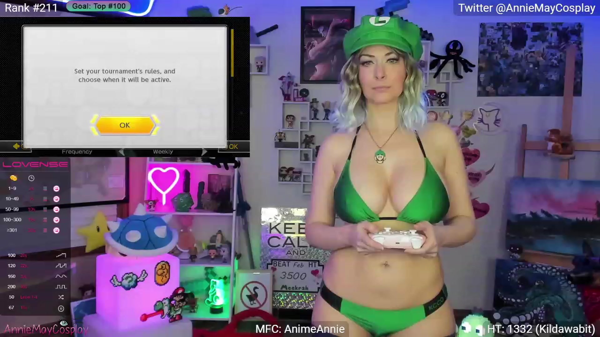 Gallery image thumbnail from AnimeAnnie's myfreecams stream on, 02/21/2023, 03:08 image 18 of 20