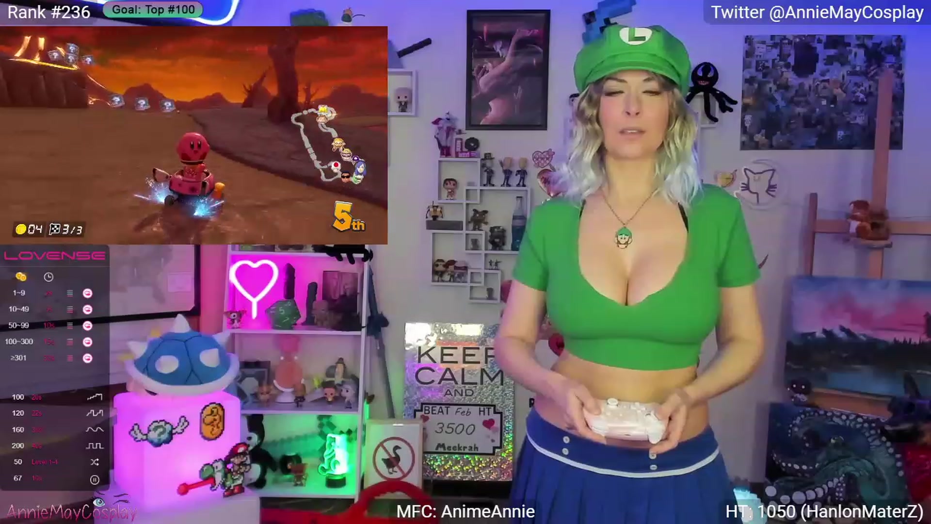 Gallery image thumbnail from AnimeAnnie's myfreecams stream on, 02/21/2023, 03:08 image 8 of 20