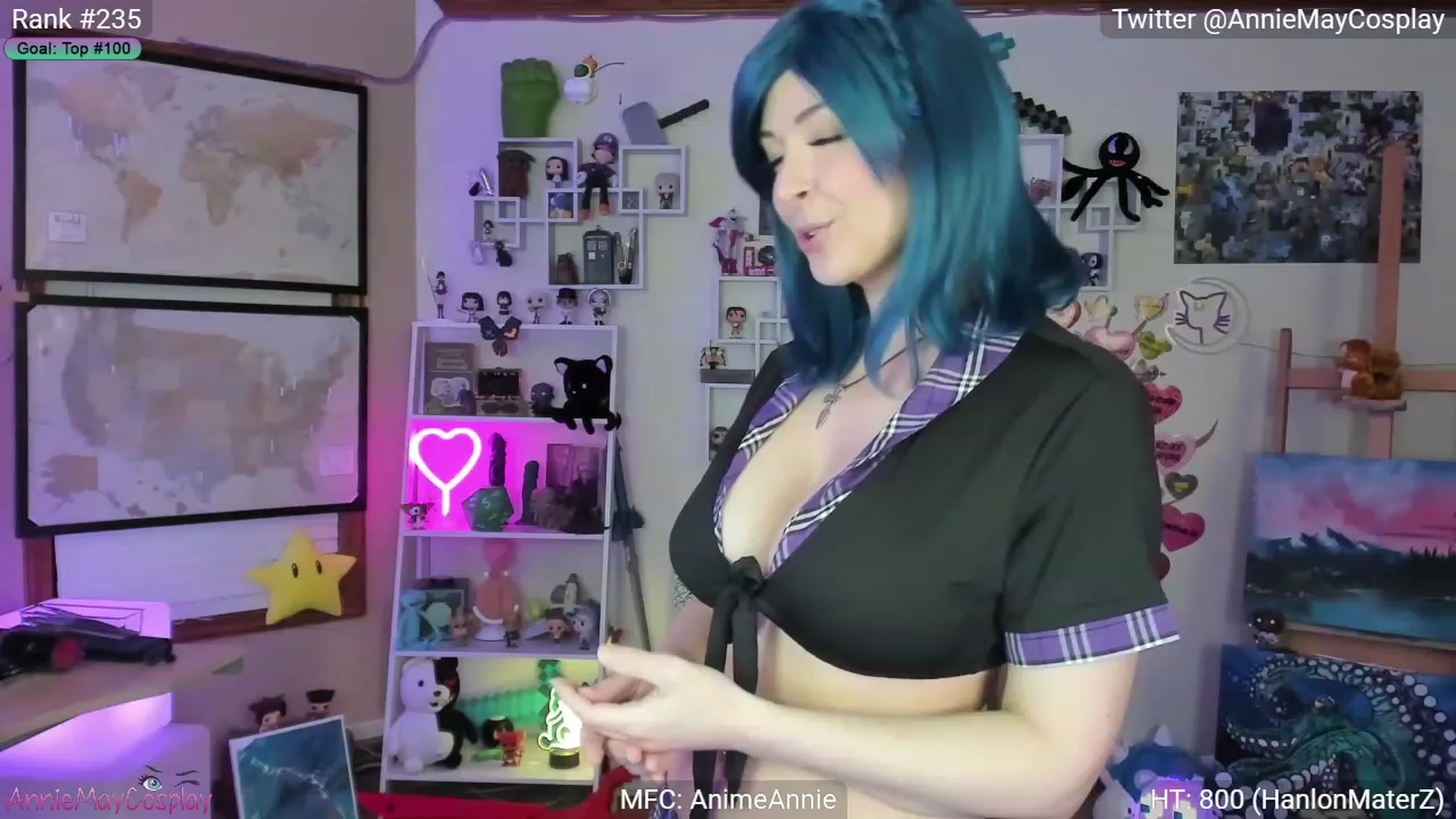 Gallery image thumbnail from AnimeAnnie's myfreecams stream on, 02/23/2023, 03:45 image 5 of 20
