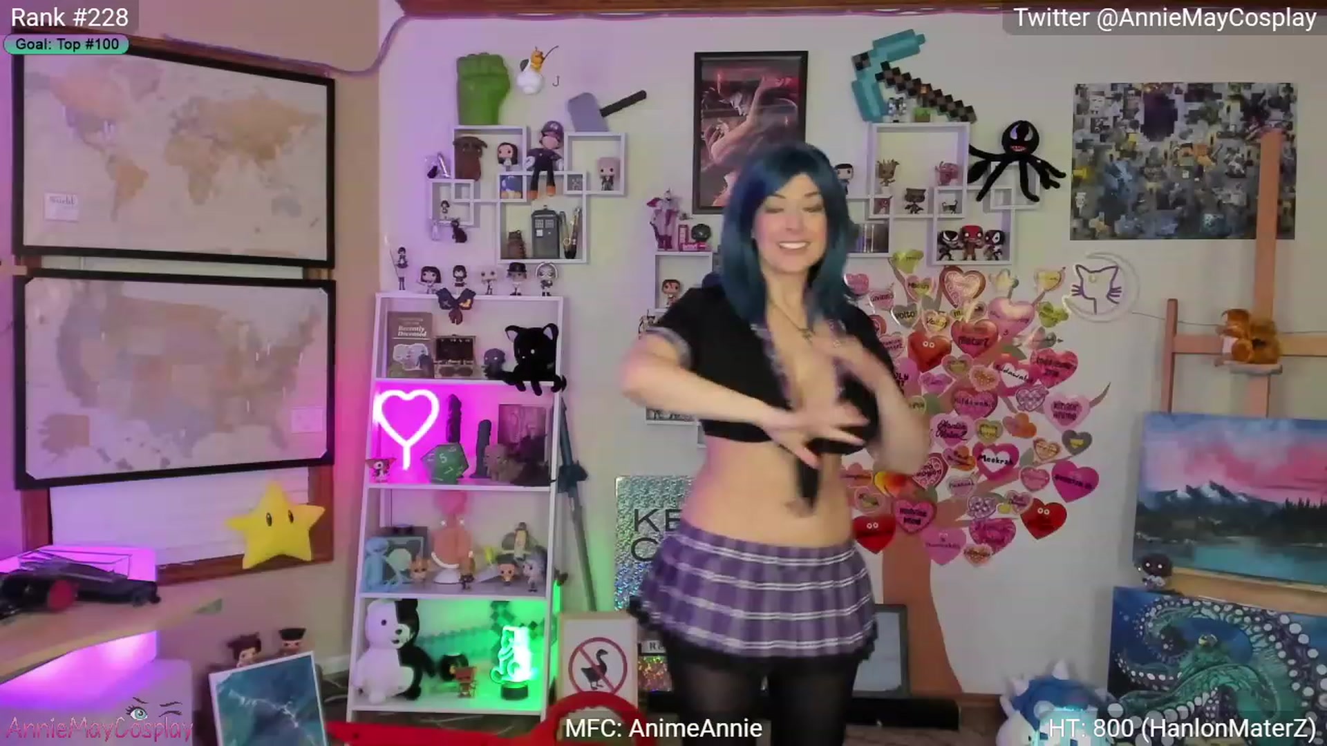 Gallery image thumbnail from AnimeAnnie's myfreecams stream on, 02/23/2023, 03:45 image 7 of 20