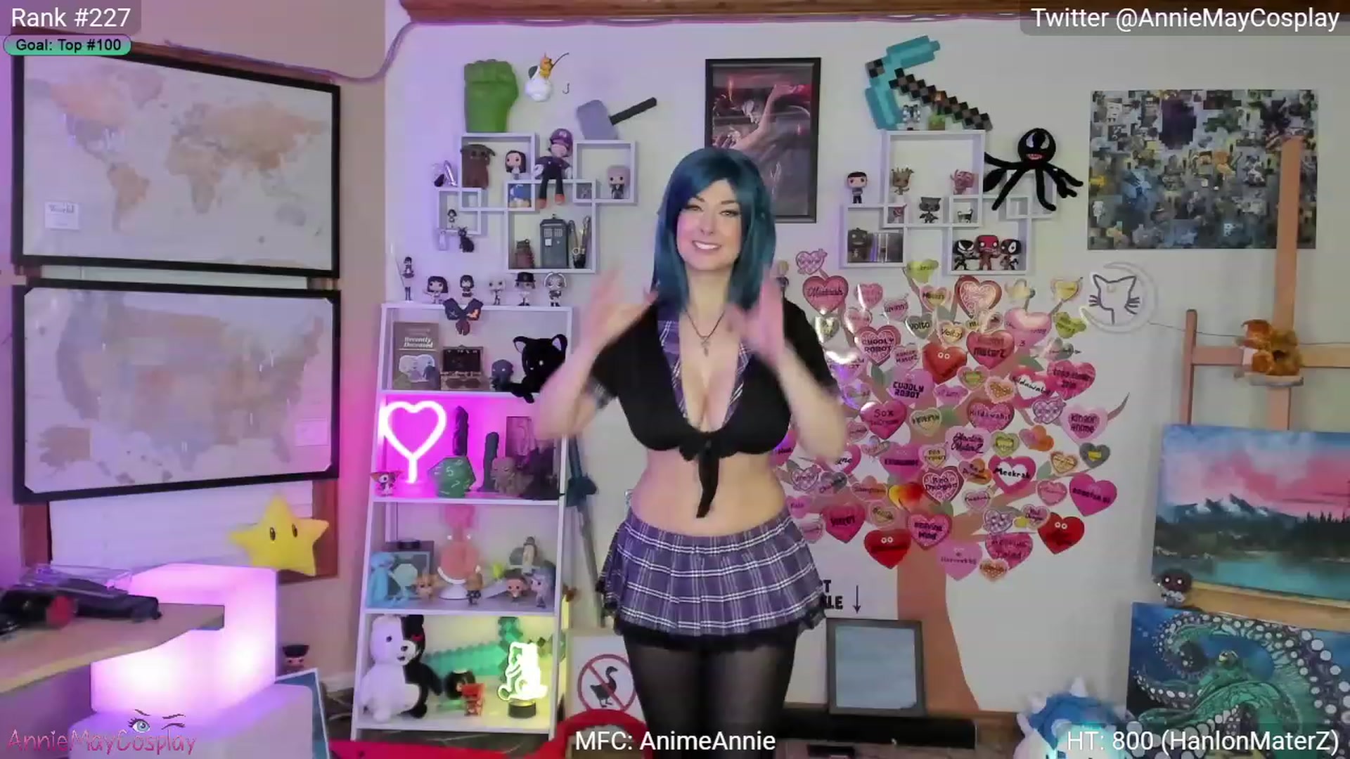 Gallery image thumbnail from AnimeAnnie's myfreecams stream on, 02/23/2023, 03:45 image 11 of 20