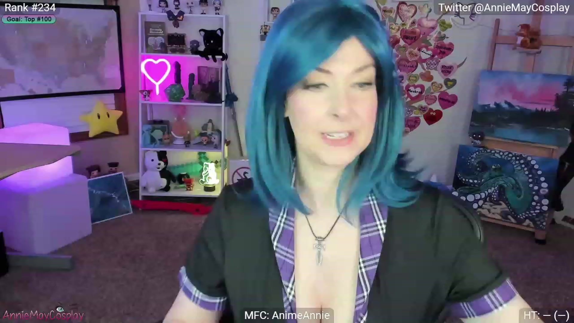 Gallery image thumbnail from AnimeAnnie's myfreecams stream on, 02/23/2023, 03:45 image 2 of 20