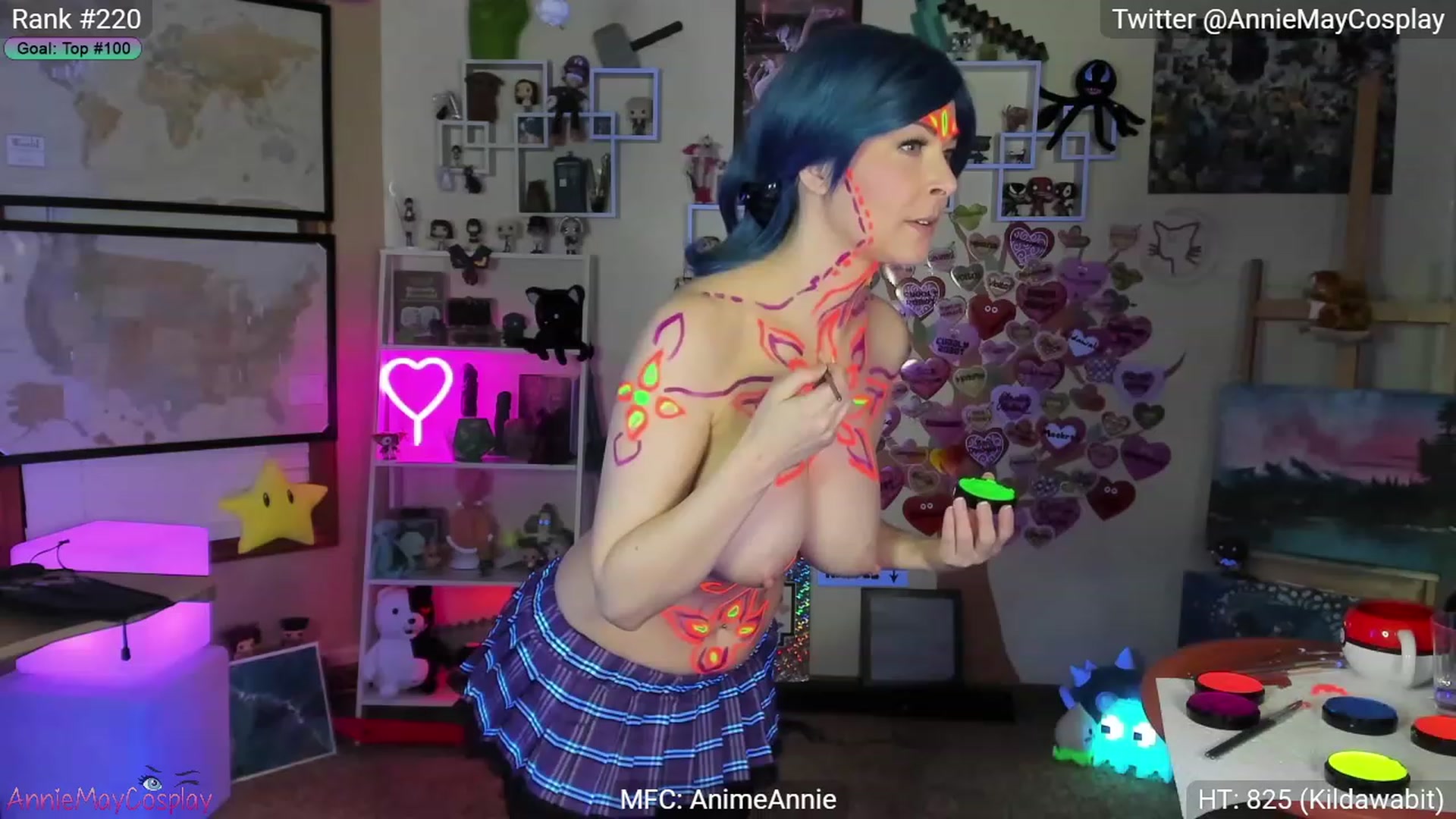 Gallery image thumbnail from AnimeAnnie's myfreecams stream on, 02/23/2023, 05:03 image 1 of 20