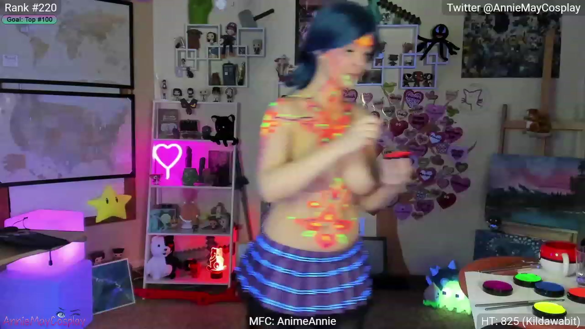 Gallery image thumbnail from AnimeAnnie's myfreecams stream on, 02/23/2023, 05:03 image 6 of 20