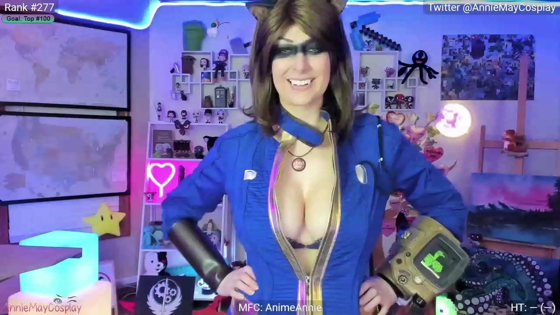 Gallery image thumbnail from AnimeAnnie's myfreecams stream on, 02/26/2023, 03:11 image 4 of 20