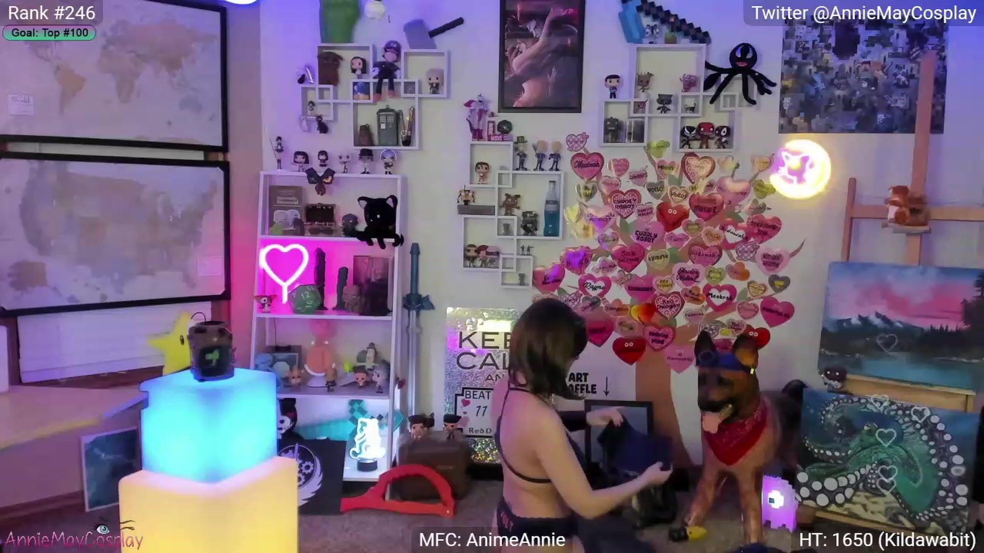 Gallery image thumbnail from AnimeAnnie's myfreecams stream on, 02/26/2023, 03:11 image 8 of 20