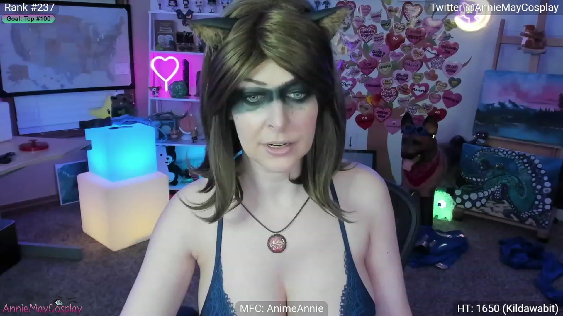 Gallery image thumbnail from AnimeAnnie's myfreecams stream on, 02/26/2023, 03:47 image 9 of 20