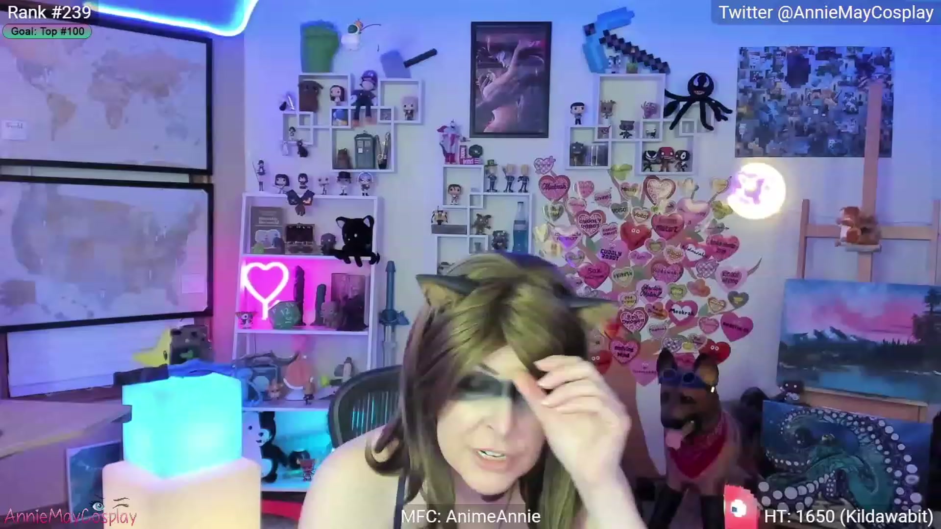 Gallery image thumbnail from AnimeAnnie's myfreecams stream on, 02/26/2023, 03:47 image 1 of 20