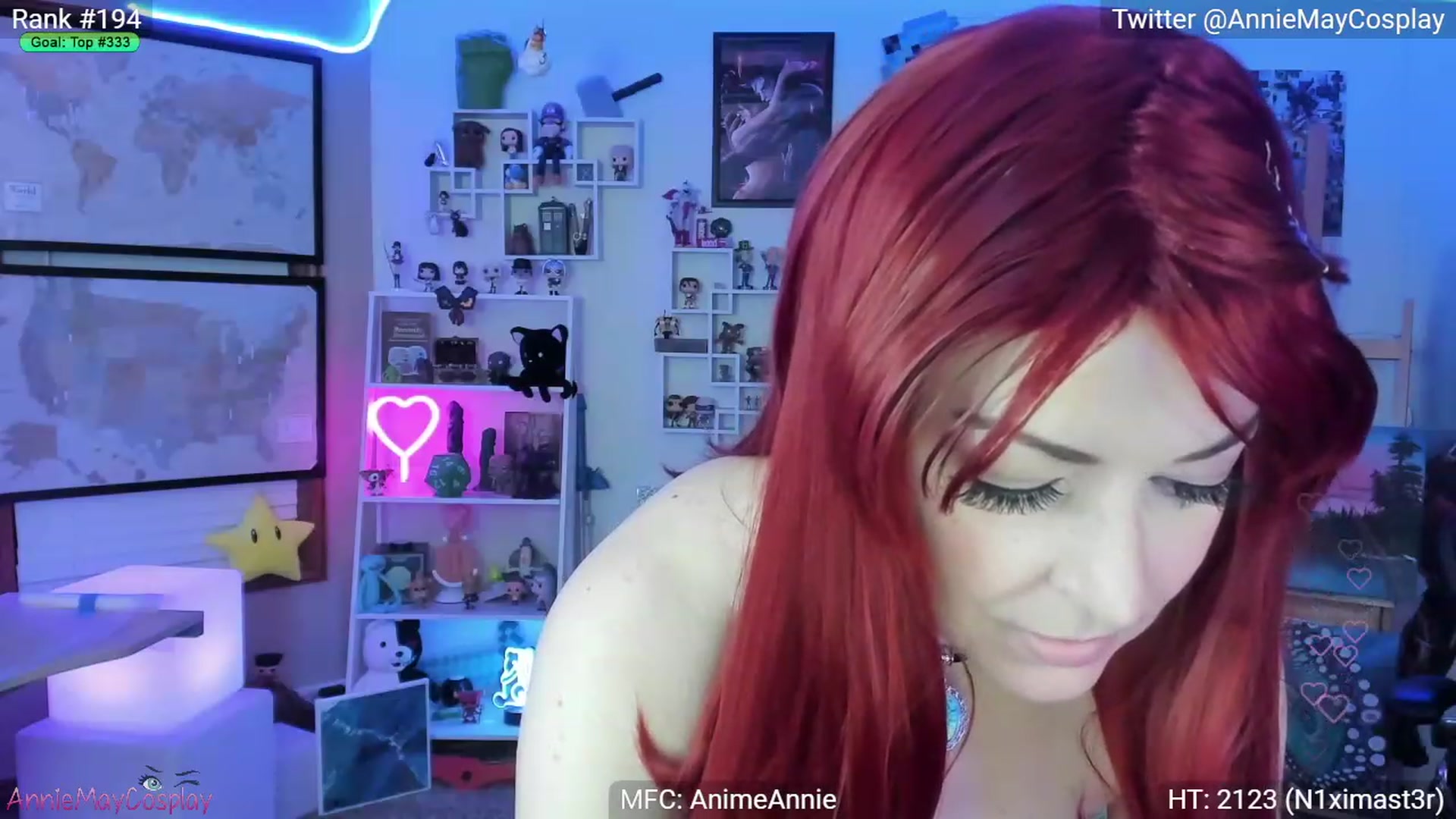 Gallery image thumbnail from AnimeAnnie's myfreecams stream on, 03/02/2023, 04:34 image 20 of 20