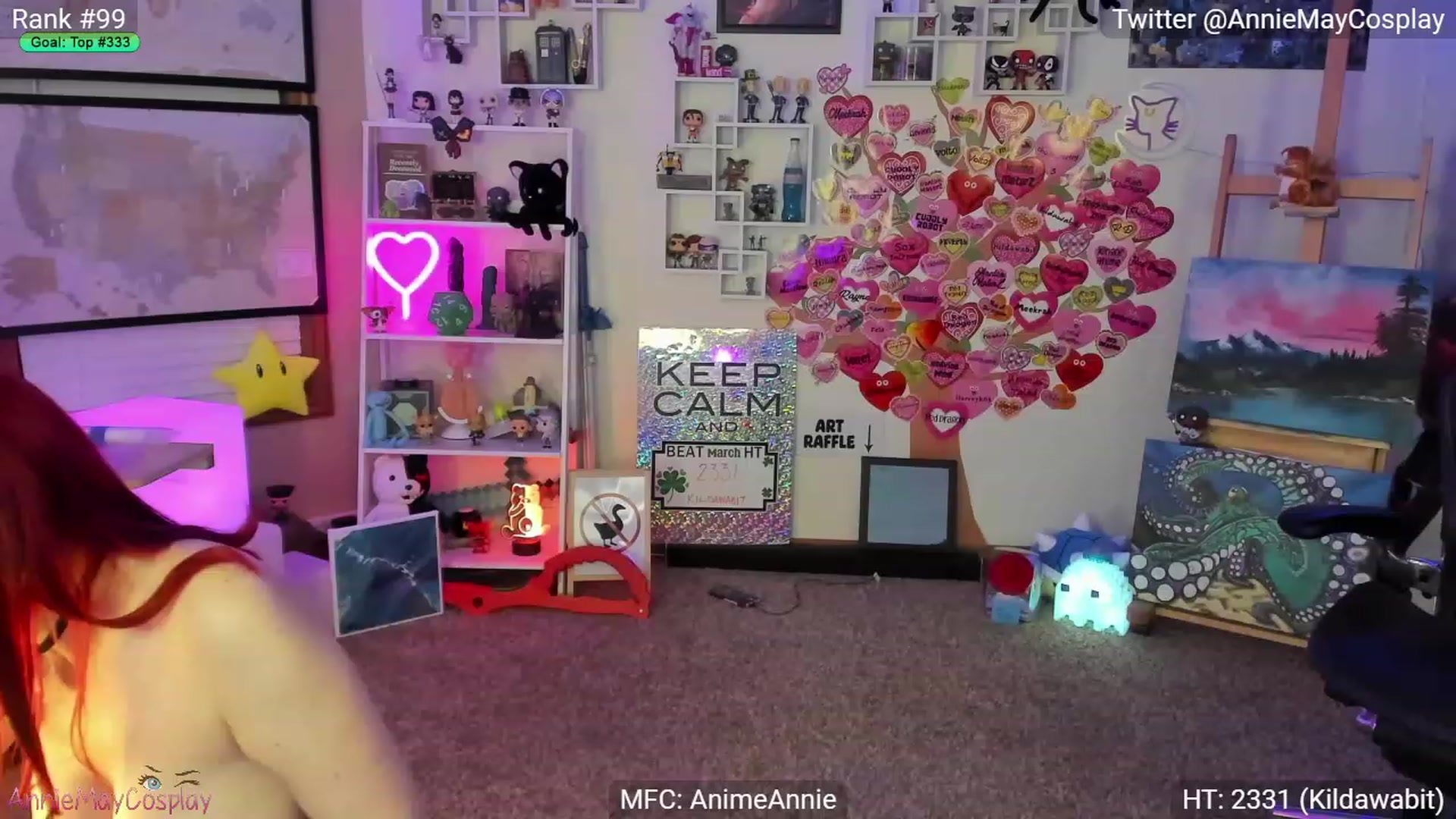 Gallery image thumbnail from AnimeAnnie's myfreecams stream on, 03/02/2023, 05:19 image 20 of 20