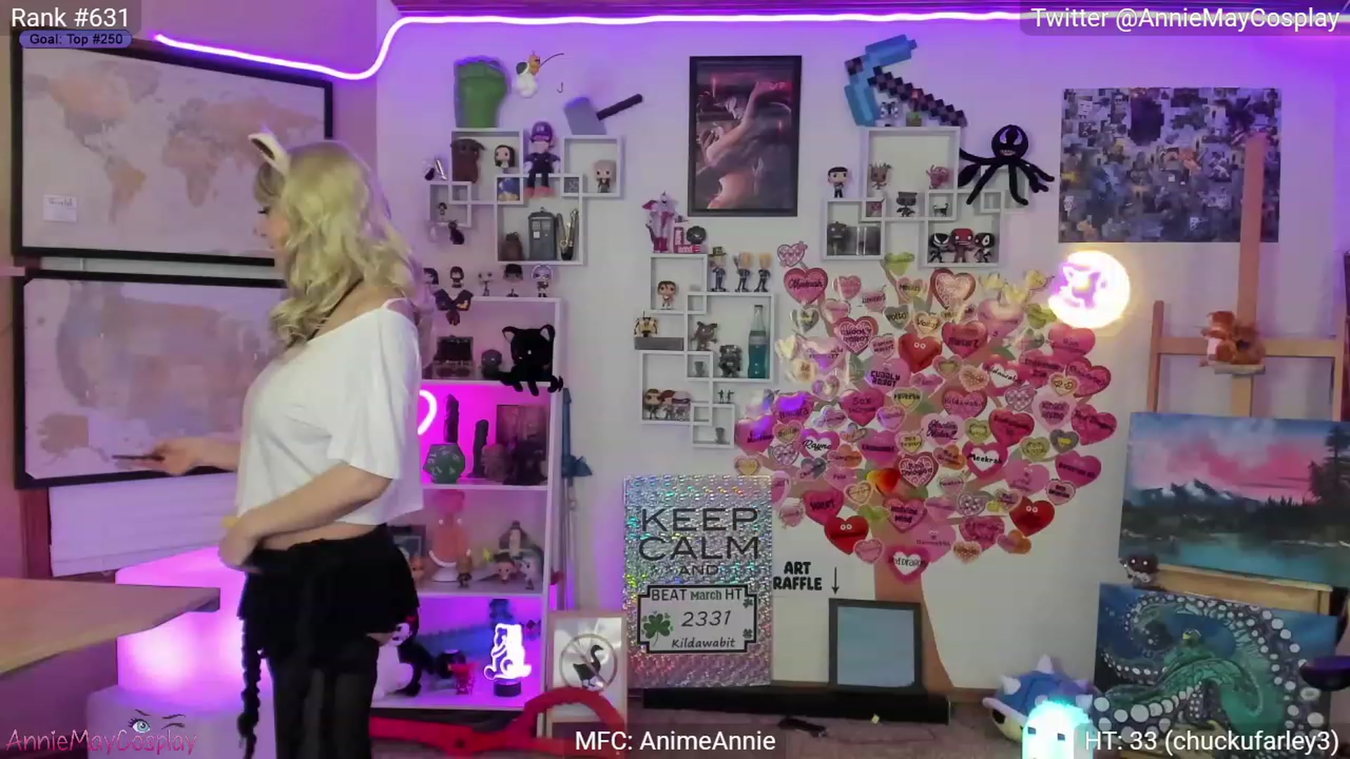 Gallery image thumbnail from AnimeAnnie's myfreecams stream on, 03/05/2023, 03:41 image 4 of 20