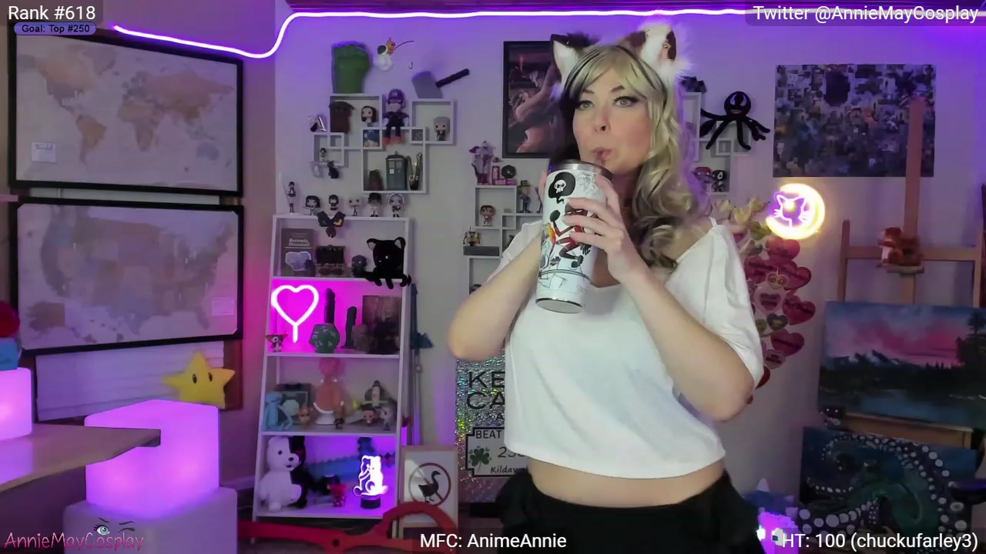 Gallery image thumbnail from AnimeAnnie's myfreecams stream on, 03/05/2023, 03:41 image 9 of 20