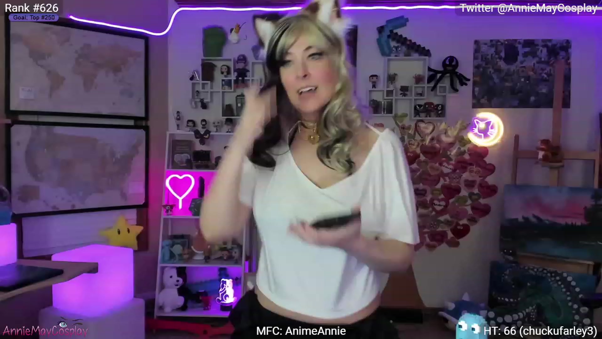 Gallery image thumbnail from AnimeAnnie's myfreecams stream on, 03/05/2023, 03:41 image 7 of 20