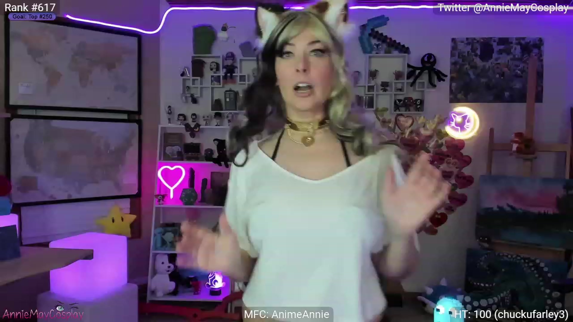 Gallery image thumbnail from AnimeAnnie's myfreecams stream on, 03/05/2023, 03:41 image 11 of 20