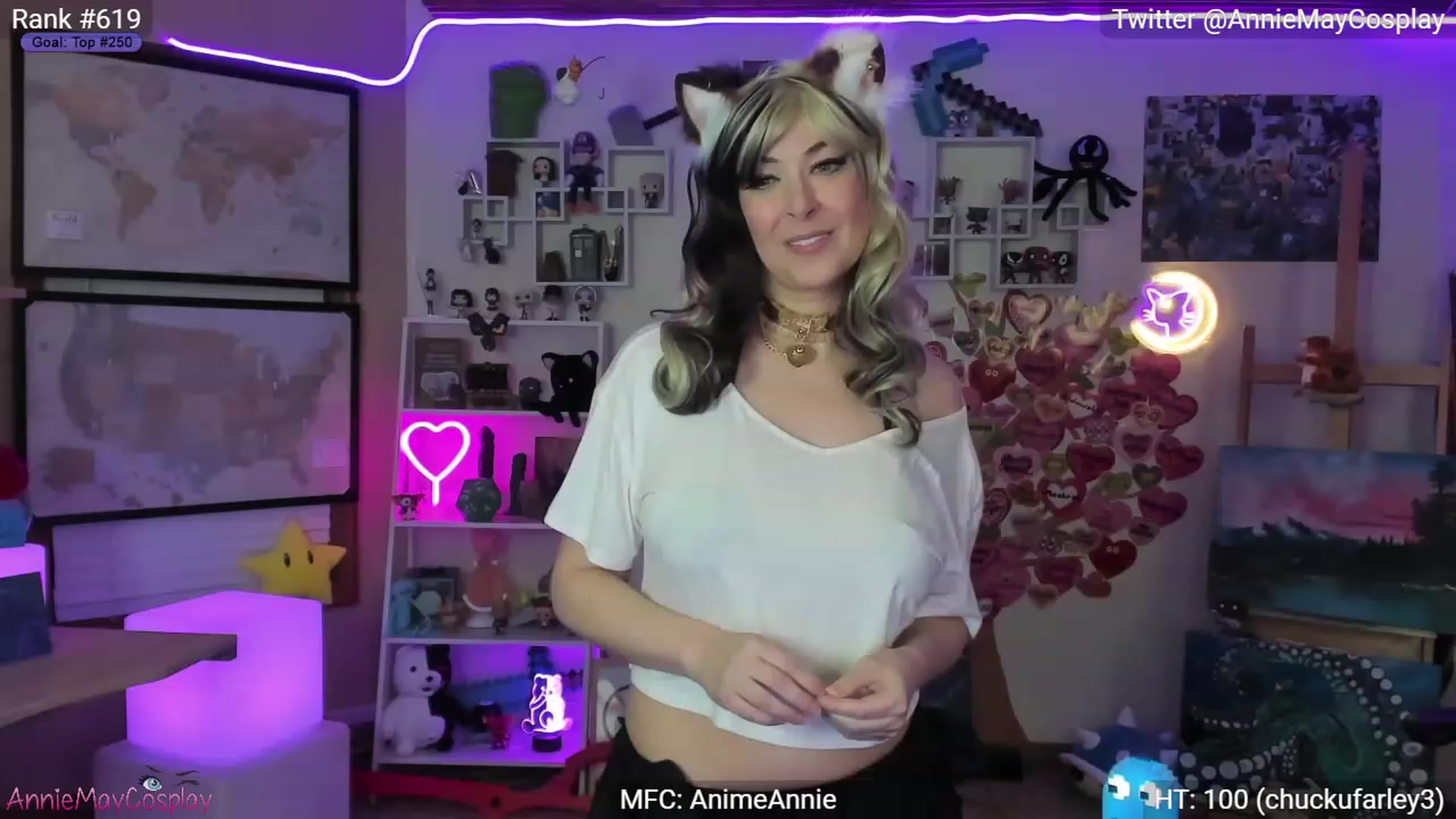 Gallery image thumbnail from AnimeAnnie's myfreecams stream on, 03/05/2023, 03:41 image 13 of 20