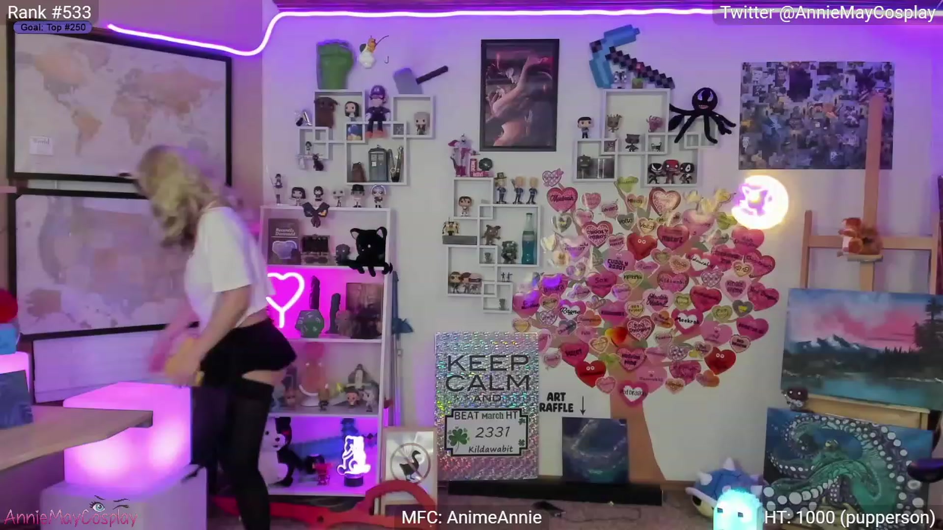 Gallery image thumbnail from AnimeAnnie's myfreecams stream on, 03/05/2023, 03:41 image 15 of 20