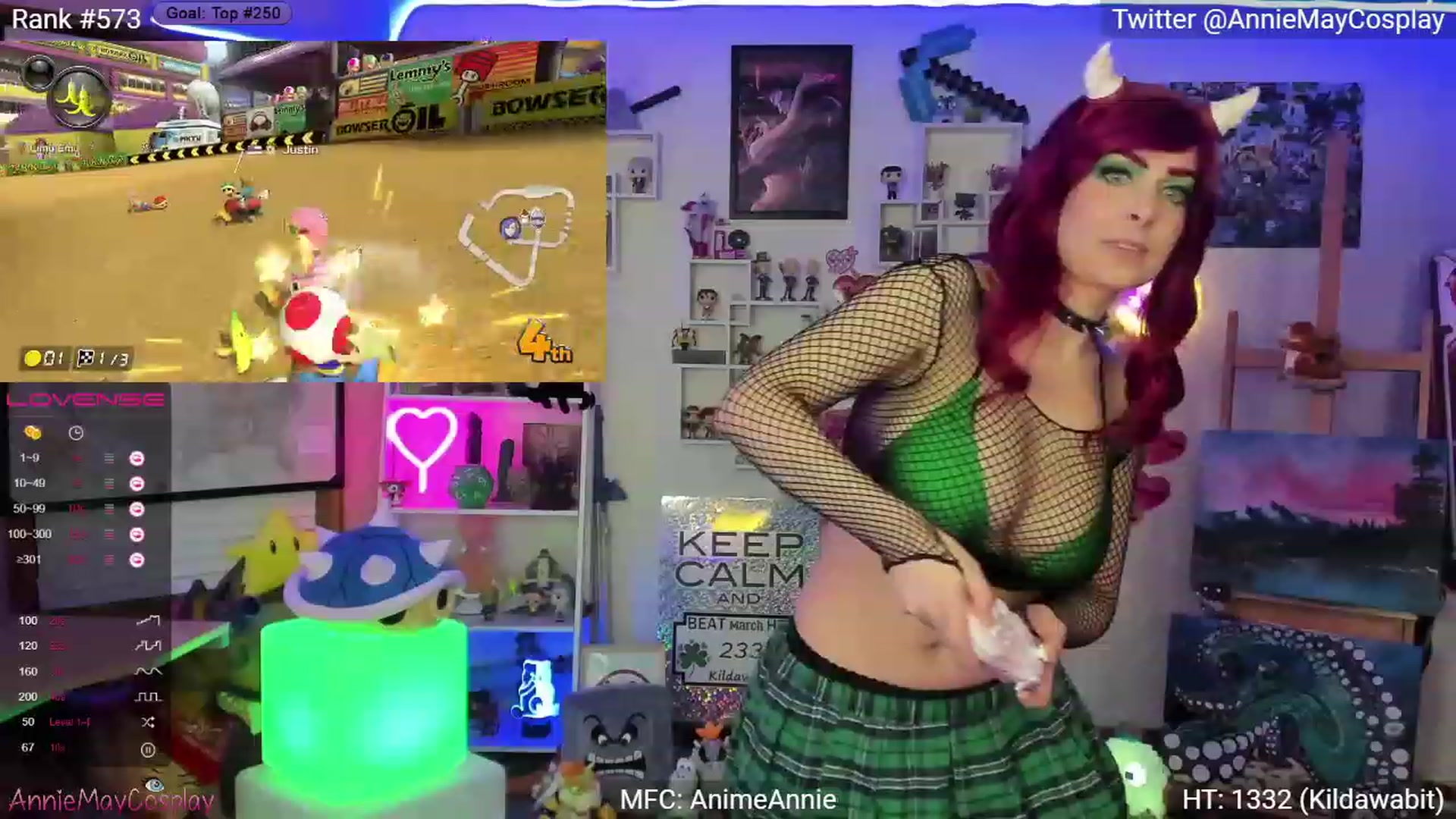 Gallery image thumbnail from AnimeAnnie's myfreecams stream on, 03/07/2023, 04:09 image 5 of 20