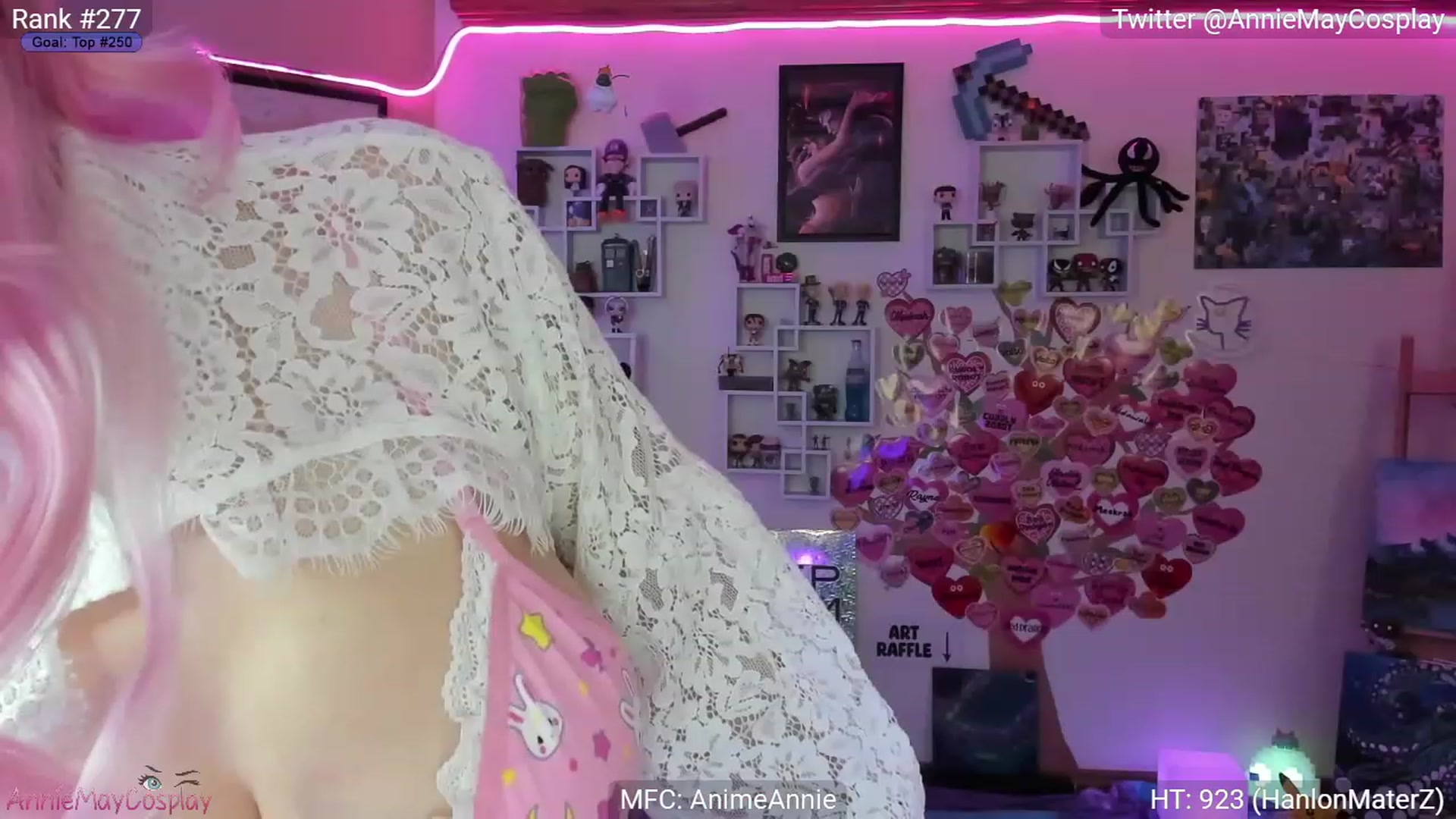 Gallery image thumbnail from AnimeAnnie's myfreecams stream on, 03/09/2023, 04:14 image 5 of 20