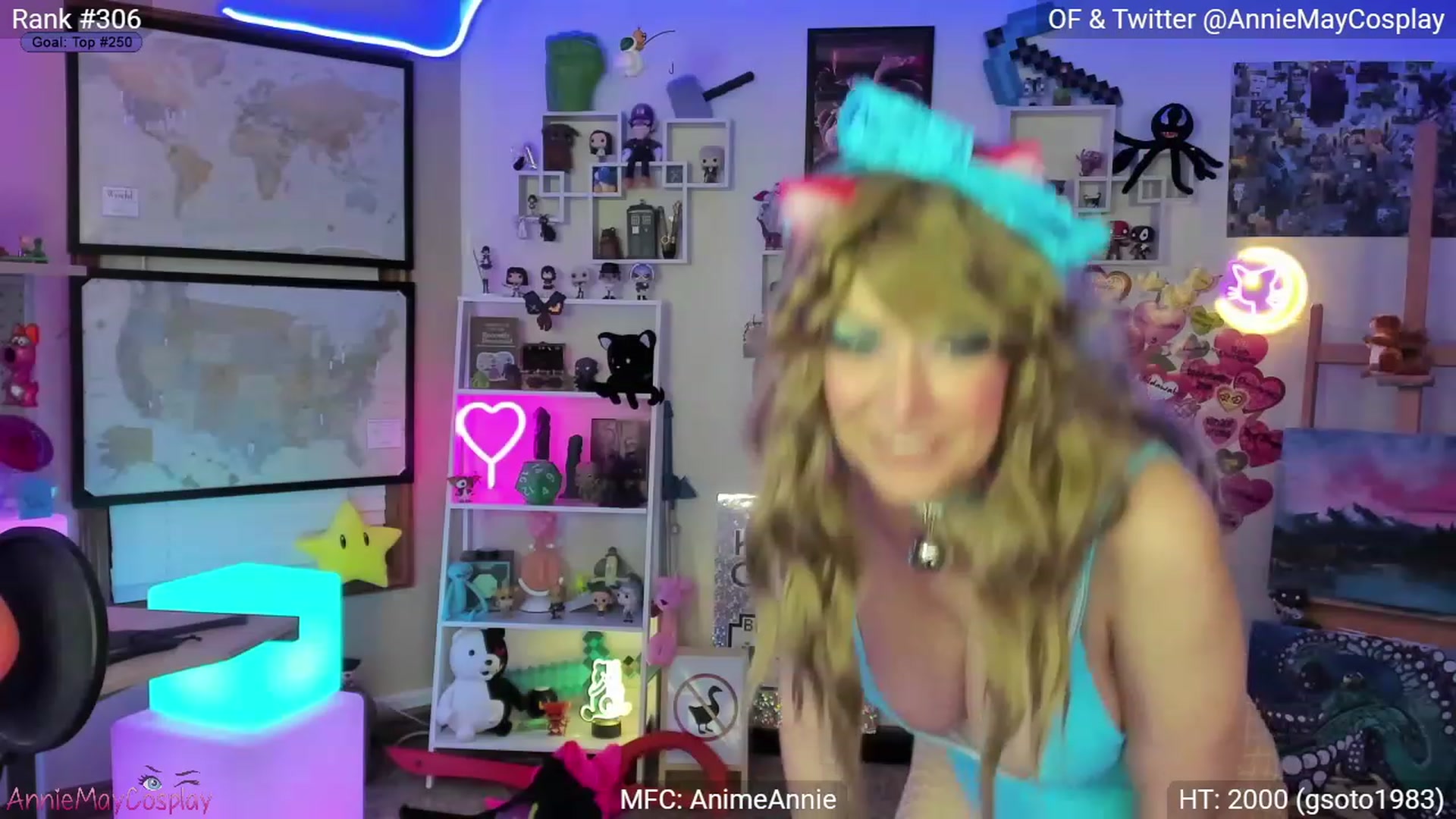 Gallery image thumbnail from AnimeAnnie's myfreecams stream on, 03/12/2023, 04:03 image 16 of 20