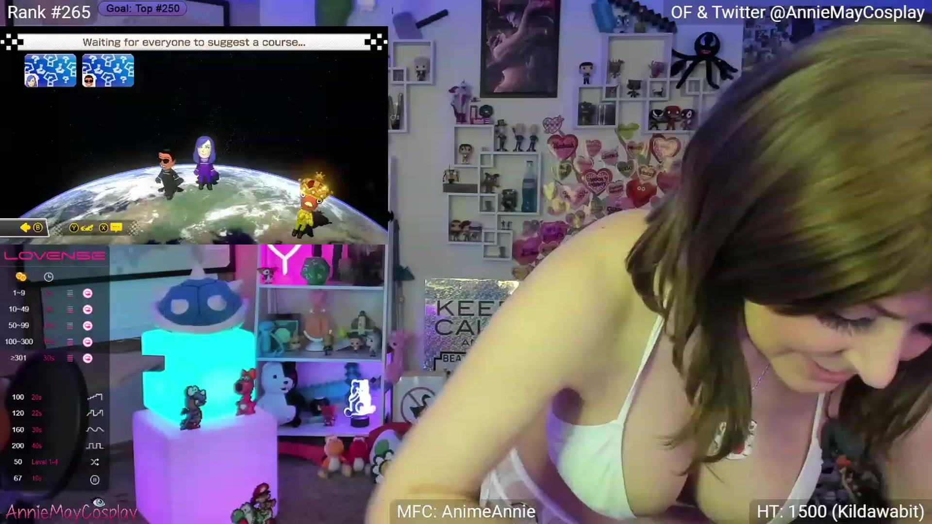 Gallery image thumbnail from AnimeAnnie's myfreecams stream on, 03/14/2023, 03:35 image 16 of 20