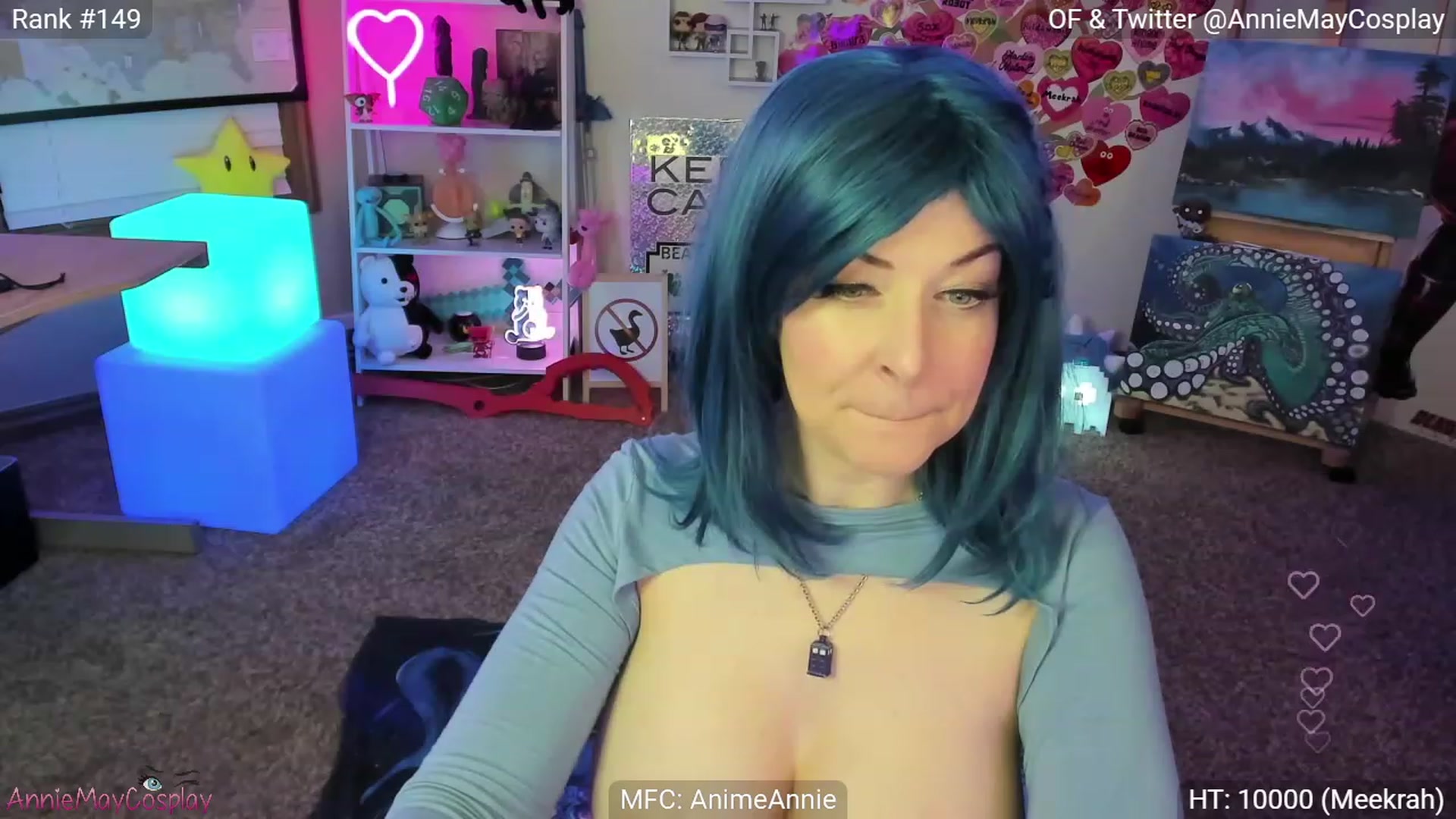 Gallery image thumbnail from AnimeAnnie's myfreecams stream on, 03/16/2023, 04:08 image 14 of 20