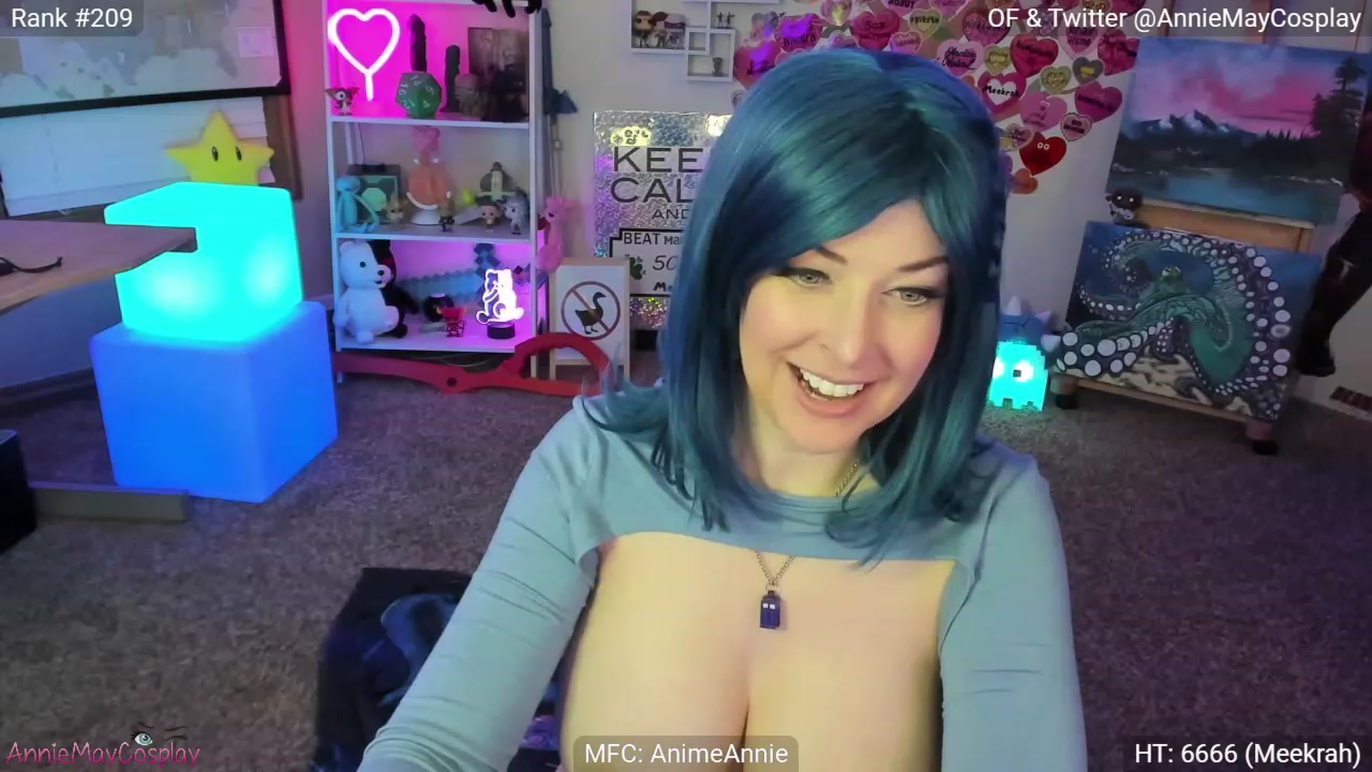 Gallery image thumbnail from AnimeAnnie's myfreecams stream on, 03/16/2023, 04:08 image 3 of 20