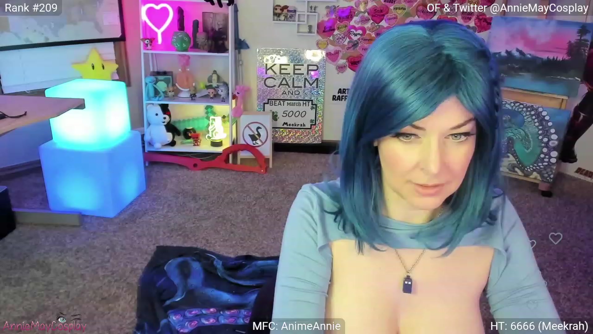 Gallery image thumbnail from AnimeAnnie's myfreecams stream on, 03/16/2023, 04:08 image 1 of 20
