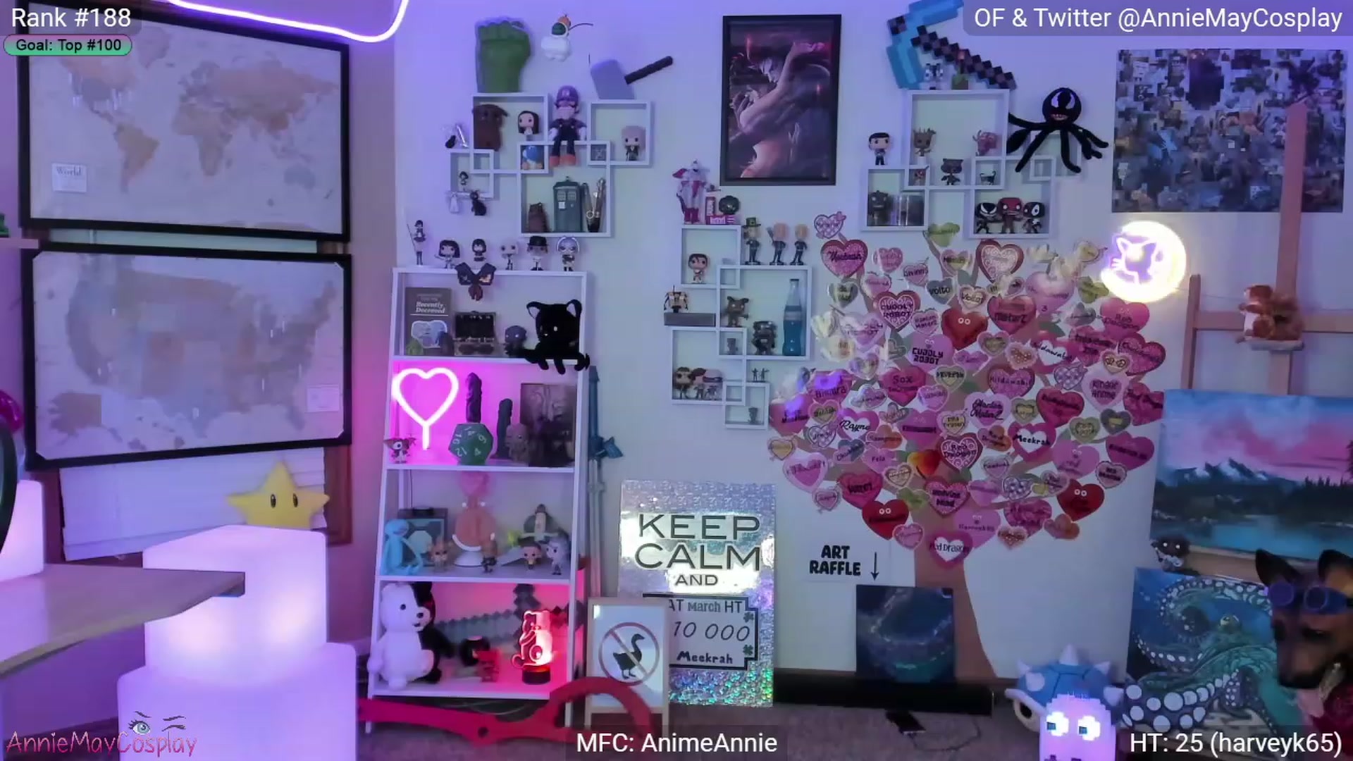Gallery image thumbnail from AnimeAnnie's myfreecams stream on, 03/19/2023, 03:29 image 2 of 20