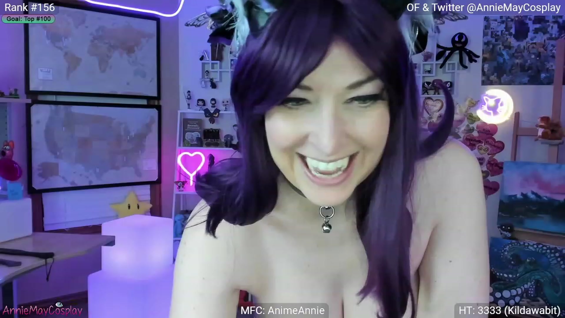 Gallery image thumbnail from AnimeAnnie's myfreecams stream on, 03/19/2023, 03:29 image 17 of 20