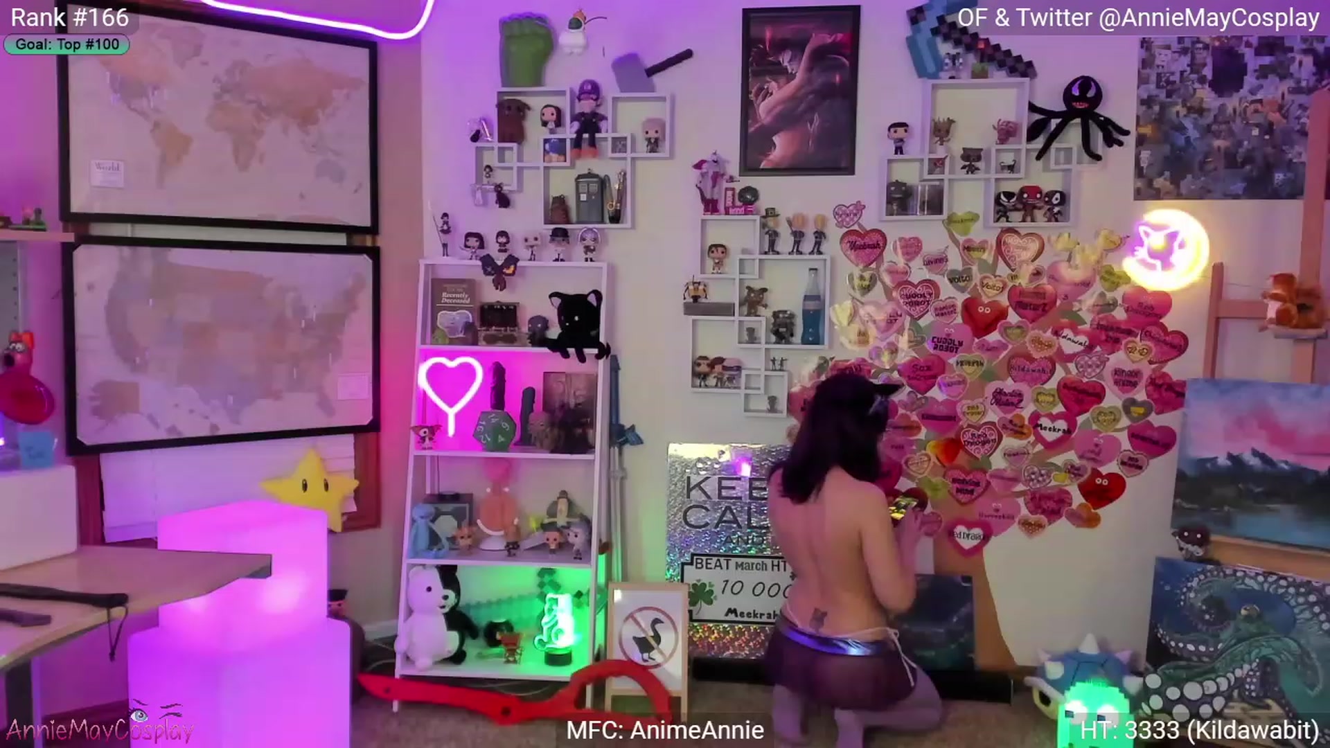 Gallery image thumbnail from AnimeAnnie's myfreecams stream on, 03/19/2023, 03:29 image 13 of 20