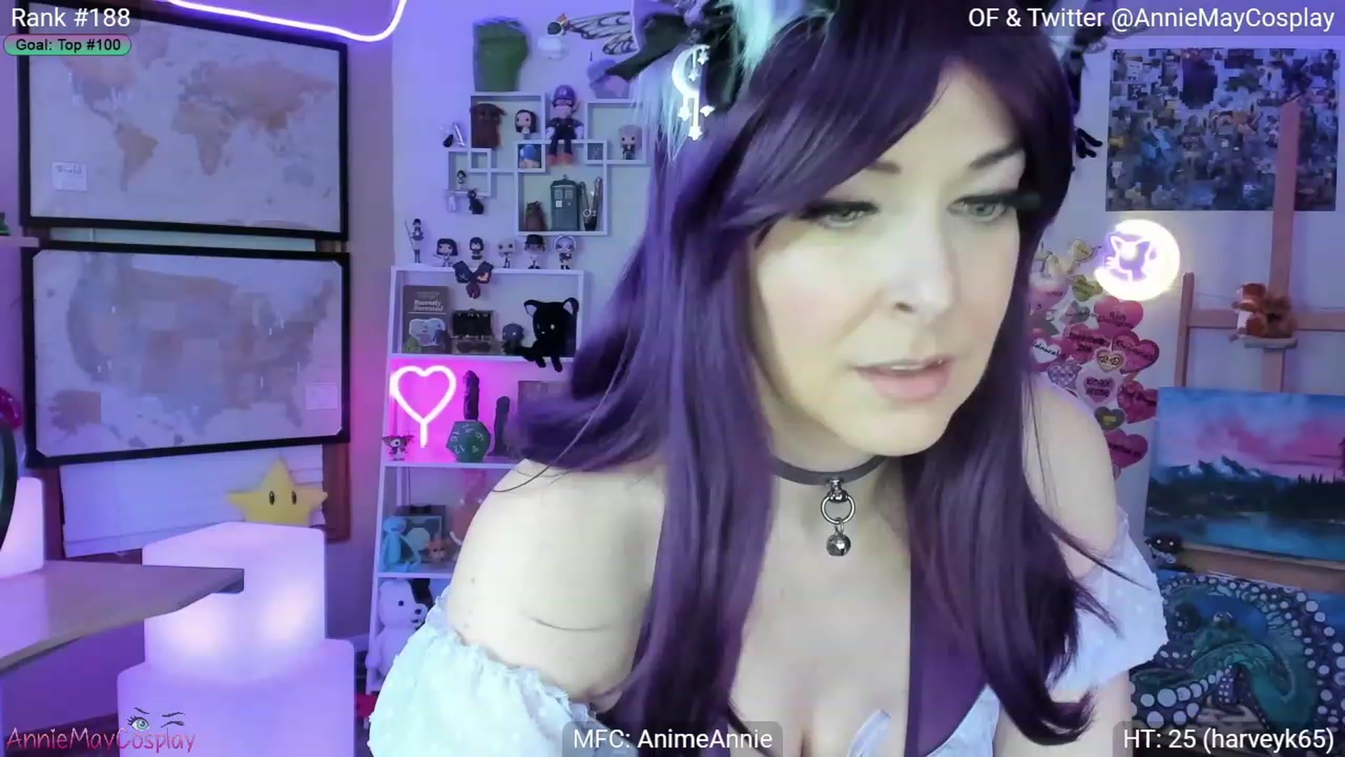 Gallery image thumbnail from AnimeAnnie's myfreecams stream on, 03/19/2023, 03:29 image 1 of 20