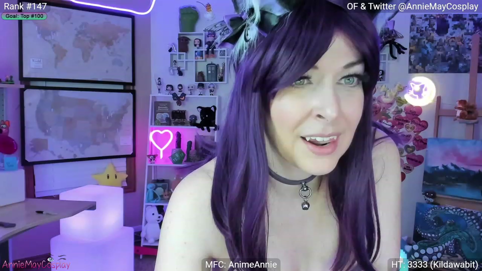 Gallery image thumbnail from AnimeAnnie's myfreecams stream on, 03/19/2023, 03:29 image 20 of 20