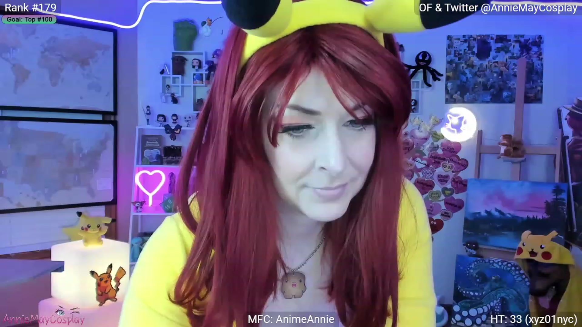 Gallery image thumbnail from AnimeAnnie's myfreecams stream on, 03/23/2023, 01:59 image 8 of 20