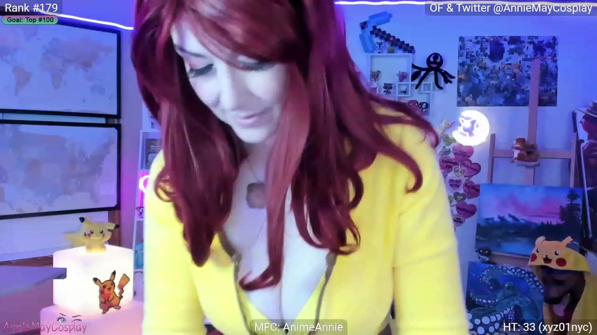 Gallery image thumbnail from AnimeAnnie's myfreecams stream on, 03/23/2023, 01:59 image 6 of 20