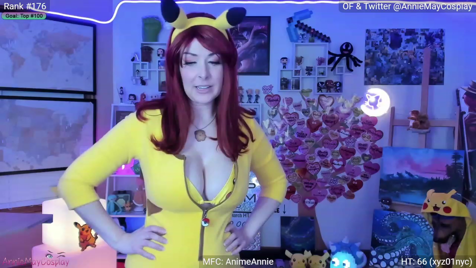 Gallery image thumbnail from AnimeAnnie's myfreecams stream on, 03/23/2023, 01:59 image 13 of 20
