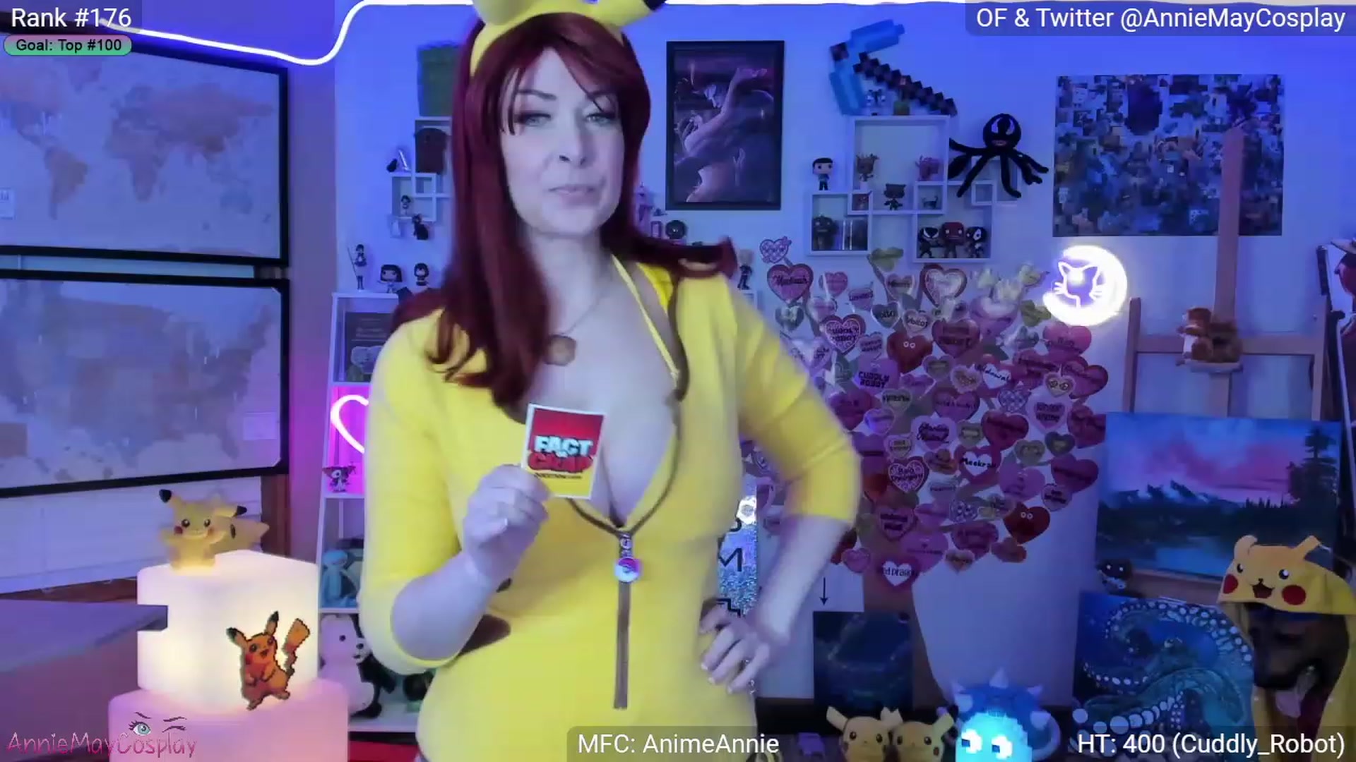 Gallery image thumbnail from AnimeAnnie's myfreecams stream on, 03/23/2023, 02:31 image 5 of 20