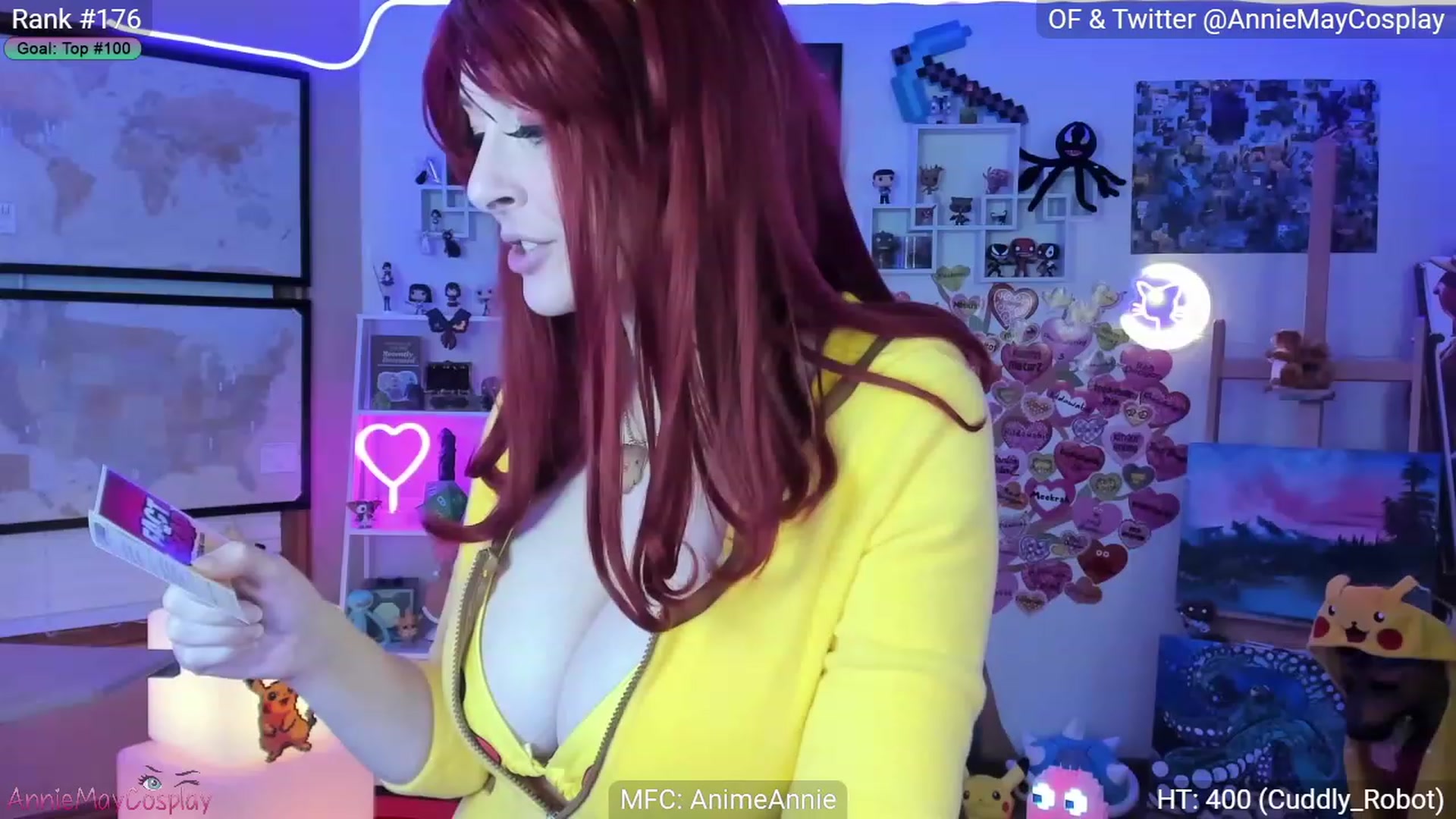 Gallery image thumbnail from AnimeAnnie's myfreecams stream on, 03/23/2023, 02:31 image 13 of 20