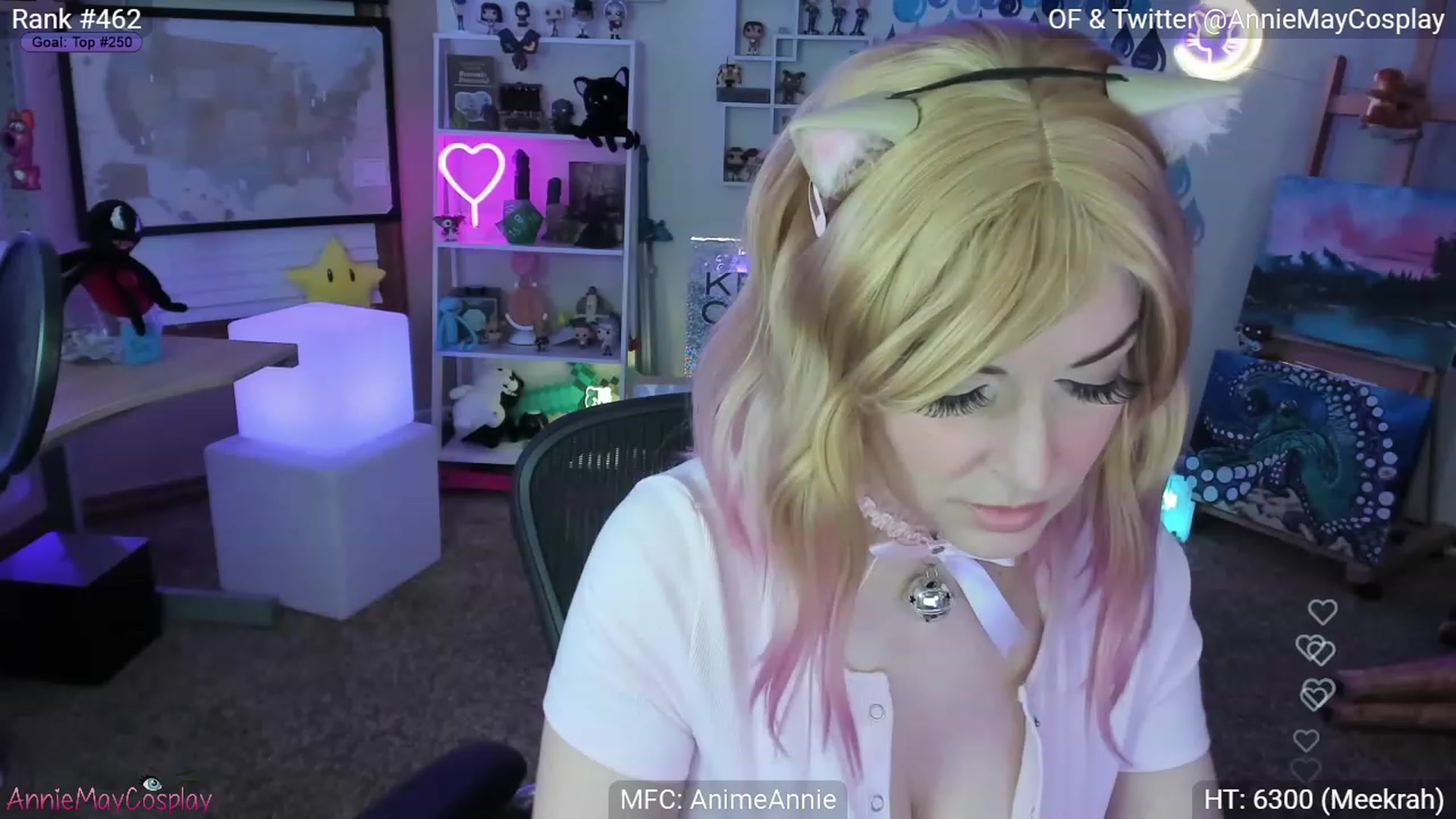 Gallery image thumbnail from AnimeAnnie's myfreecams stream on, 04/16/2023, 24:17 image 16 of 20