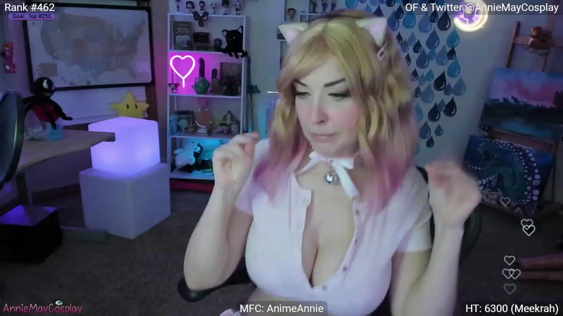 Gallery image thumbnail from AnimeAnnie's myfreecams stream on, 04/16/2023, 24:17 image 8 of 20
