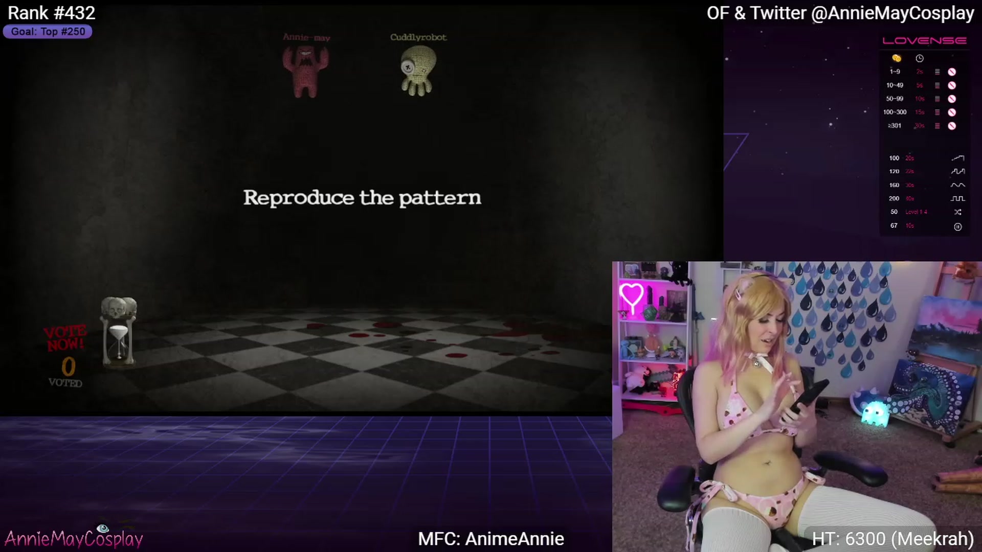 Gallery image thumbnail from AnimeAnnie's myfreecams stream on, 04/16/2023, 02:54 image 6 of 20