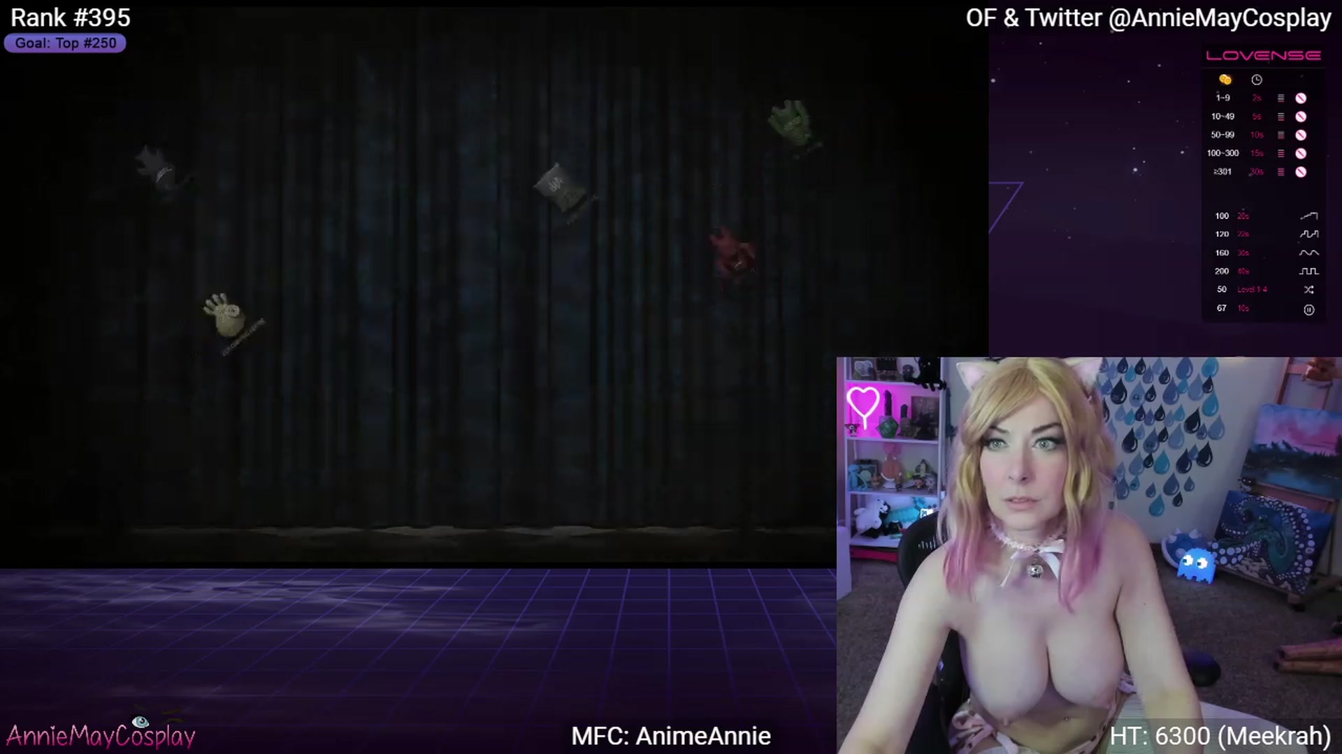 Gallery image thumbnail from AnimeAnnie's myfreecams stream on, 04/16/2023, 02:54 image 8 of 20