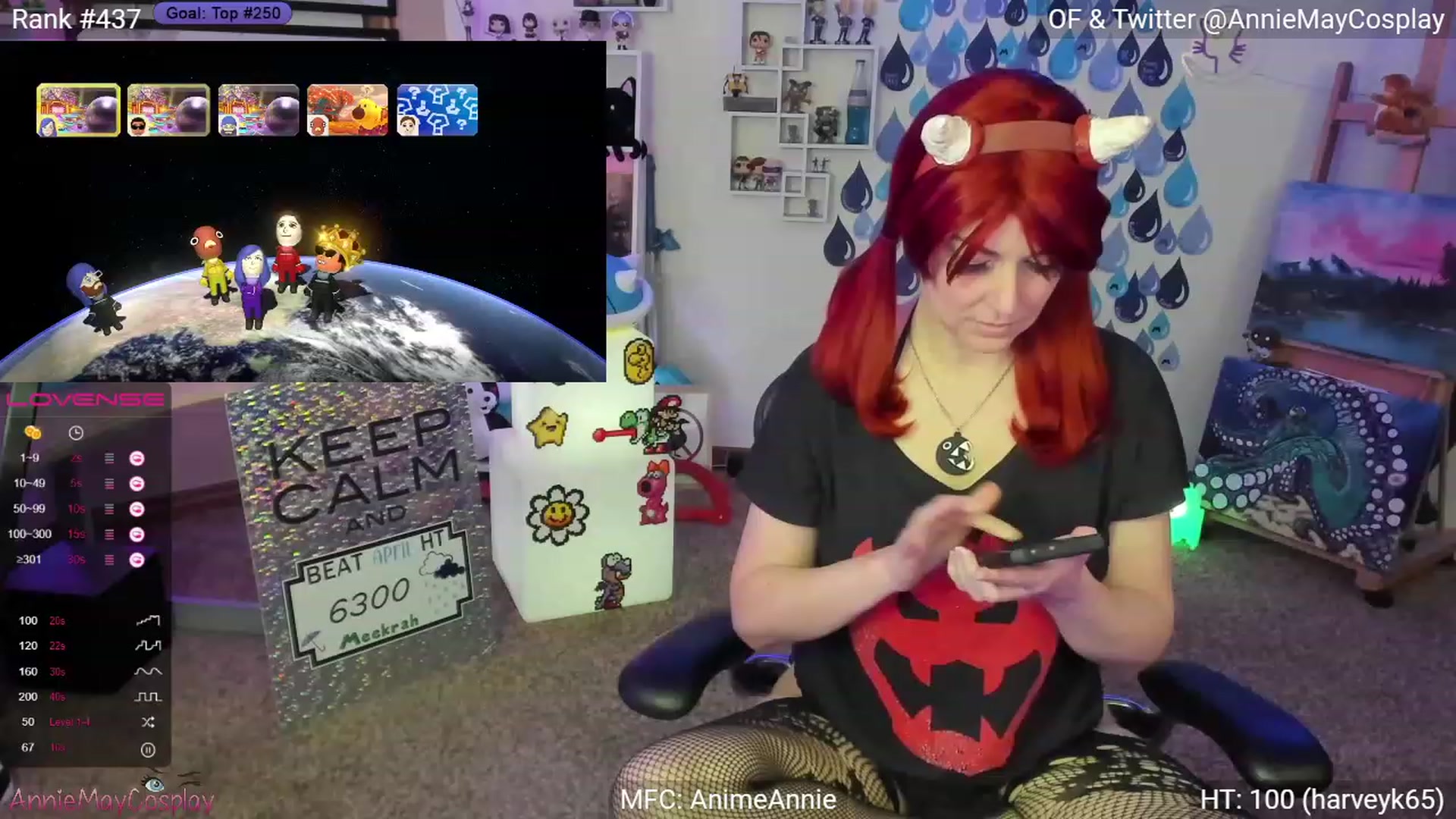 Gallery image thumbnail from AnimeAnnie's myfreecams stream on, 04/18/2023, 02:04 image 7 of 20