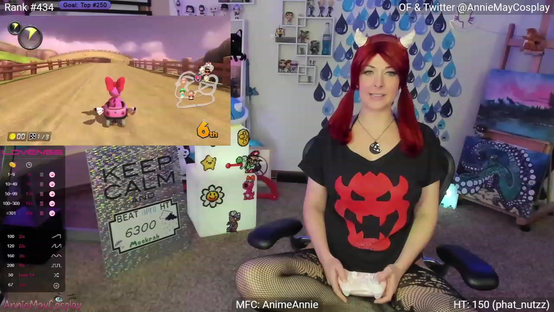 Gallery image thumbnail from AnimeAnnie's myfreecams stream on, 04/18/2023, 02:04 image 9 of 20