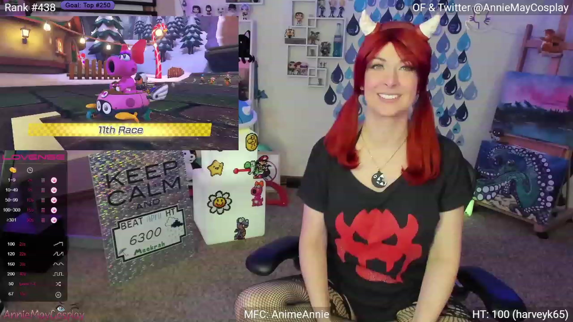 Gallery image thumbnail from AnimeAnnie's myfreecams stream on, 04/18/2023, 02:04 image 8 of 20