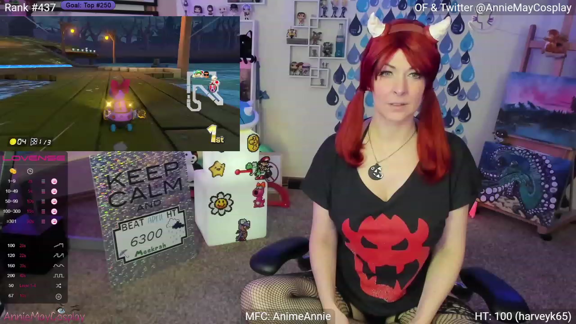 Gallery image thumbnail from AnimeAnnie's myfreecams stream on, 04/18/2023, 02:04 image 4 of 20