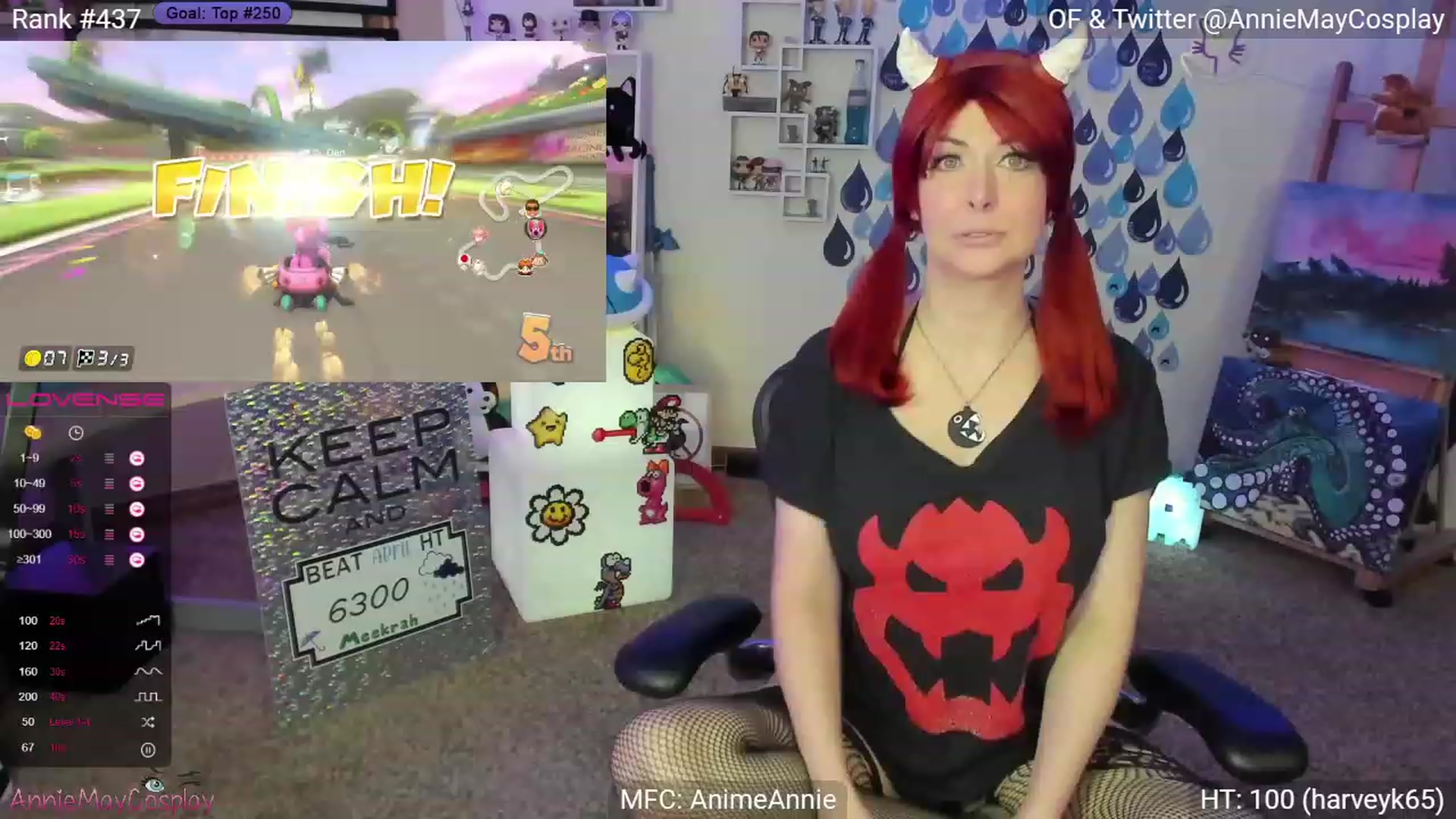Gallery image thumbnail from AnimeAnnie's myfreecams stream on, 04/18/2023, 02:04 image 6 of 20
