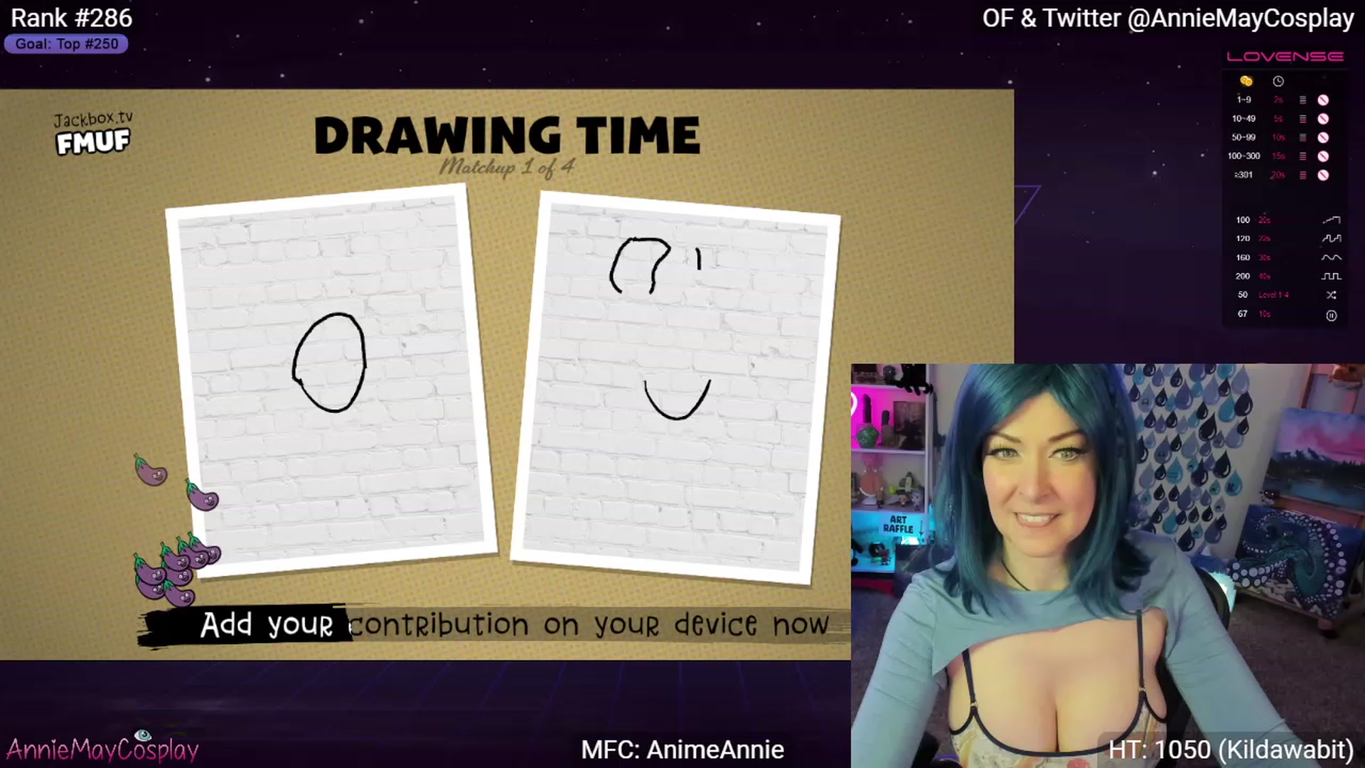 Gallery image thumbnail from AnimeAnnie's myfreecams stream on, 04/20/2023, 01:59 image 16 of 20