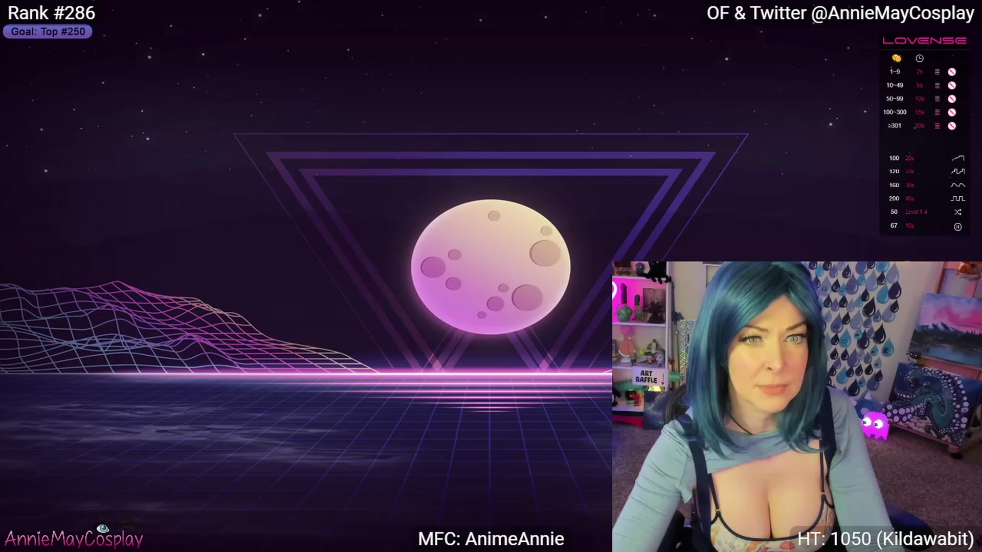 Gallery image thumbnail from AnimeAnnie's myfreecams stream on, 04/20/2023, 01:59 image 11 of 20
