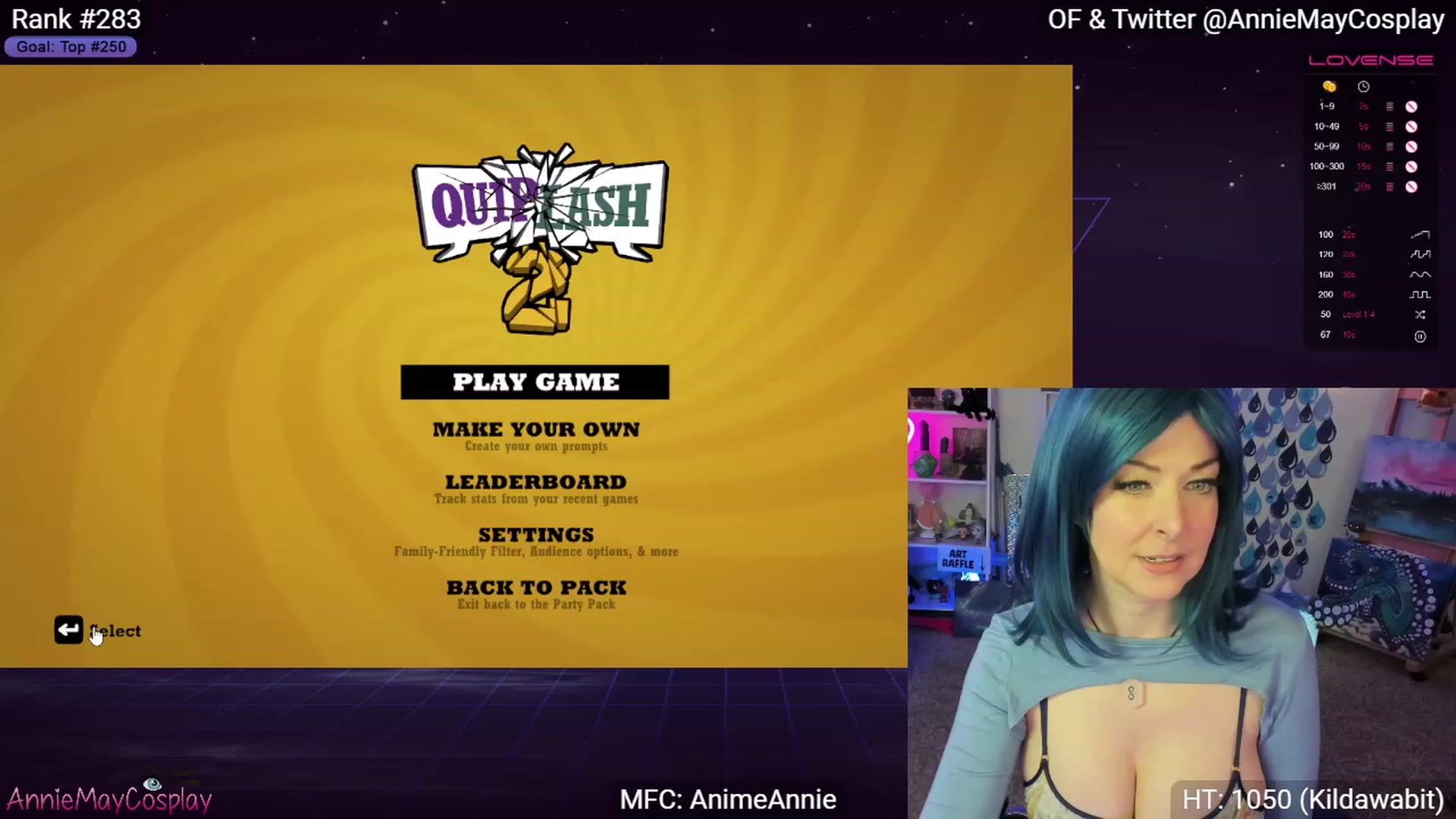 Gallery image thumbnail from AnimeAnnie's myfreecams stream on, 04/20/2023, 02:22 image 20 of 20